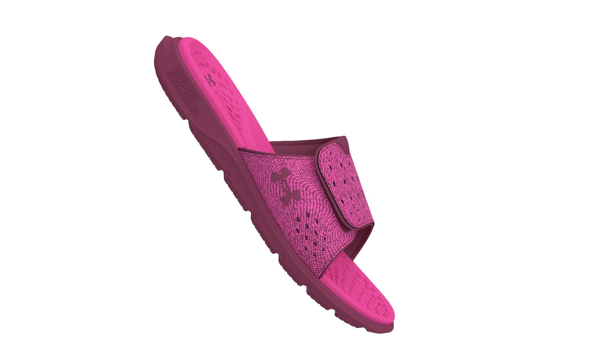 UA Ignite Pro Graphic Strap Women's Slides 10