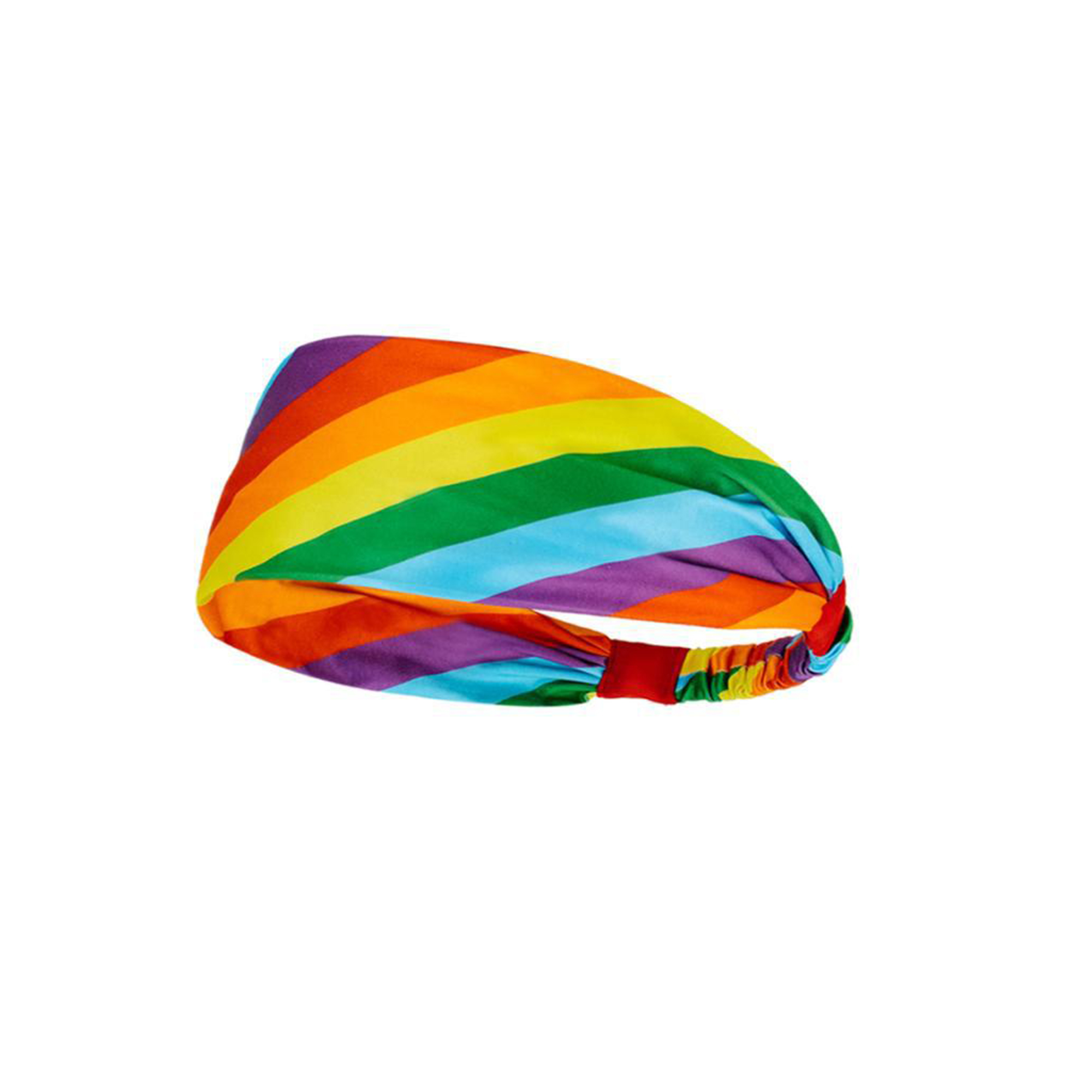 Rainbow Elastic Sports Headband With Breathable Fabric 3