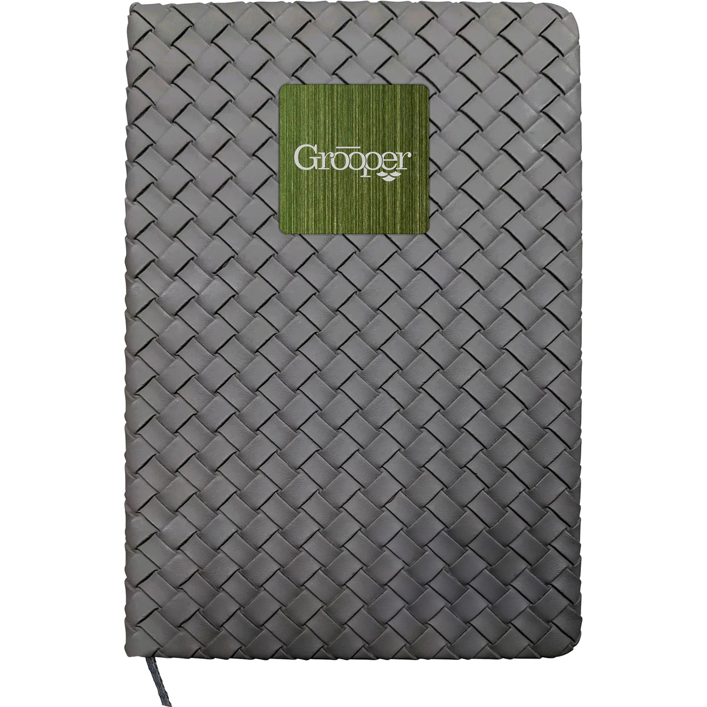 Woven Notebook with Metal Accent 11