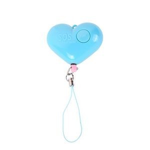 Lanyard Heart Safety Alarm Keychain With LED Light And 120DB Panic Sound 4