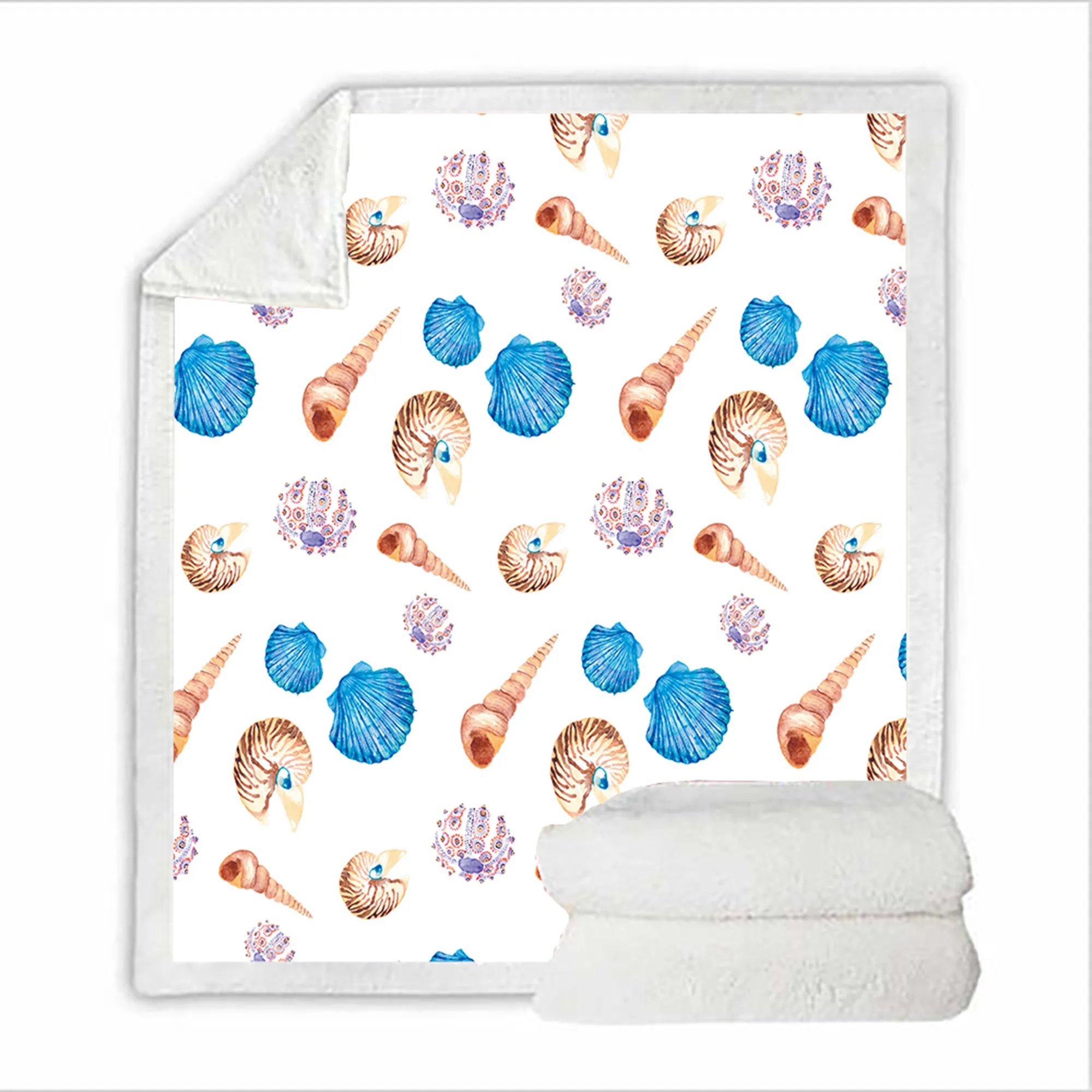 Woolen Blanket Fleece Durable Wide Use Heavyweight