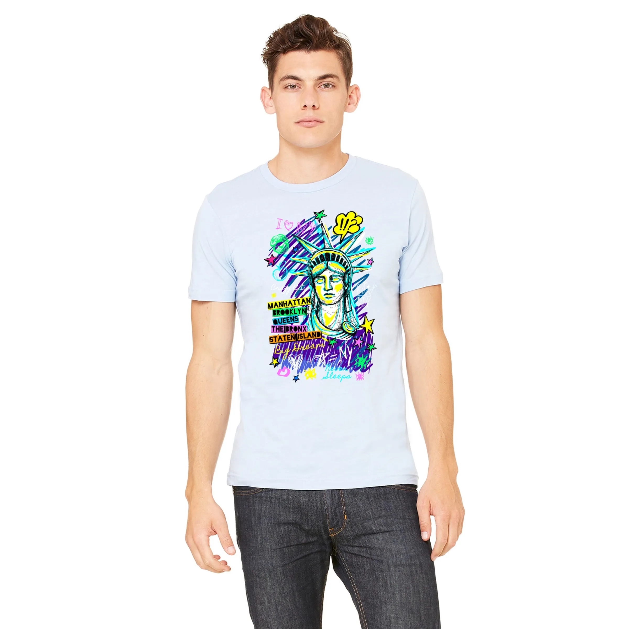 Bella + Canvas Unisex Jersey Short-Sleeve T-Shirt 23