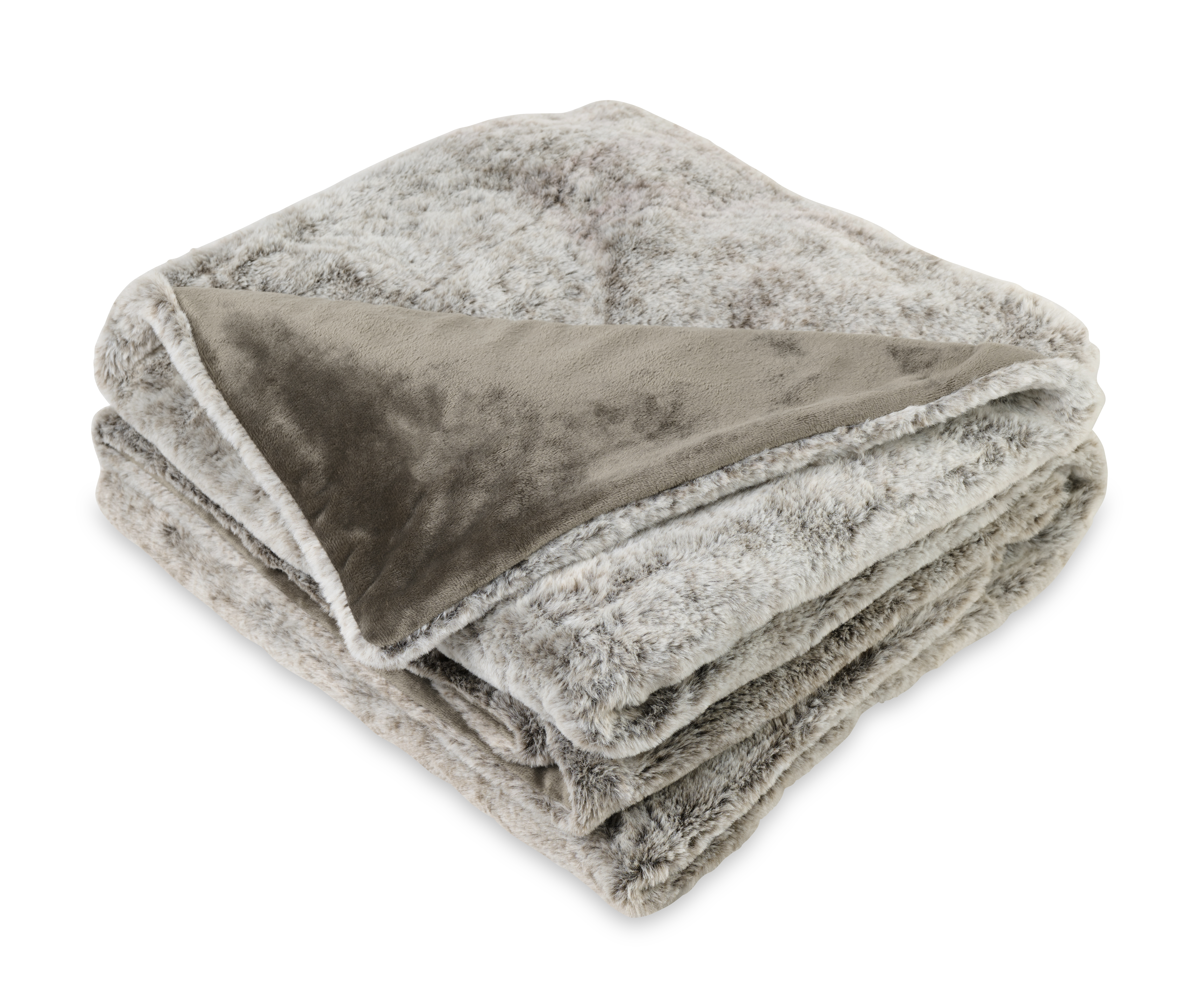 Luxe Faux Fur Throw Blanket 17