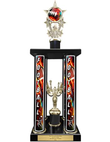 Trophy: 16" 4 post, TE 3x8 Wood Base(co 2