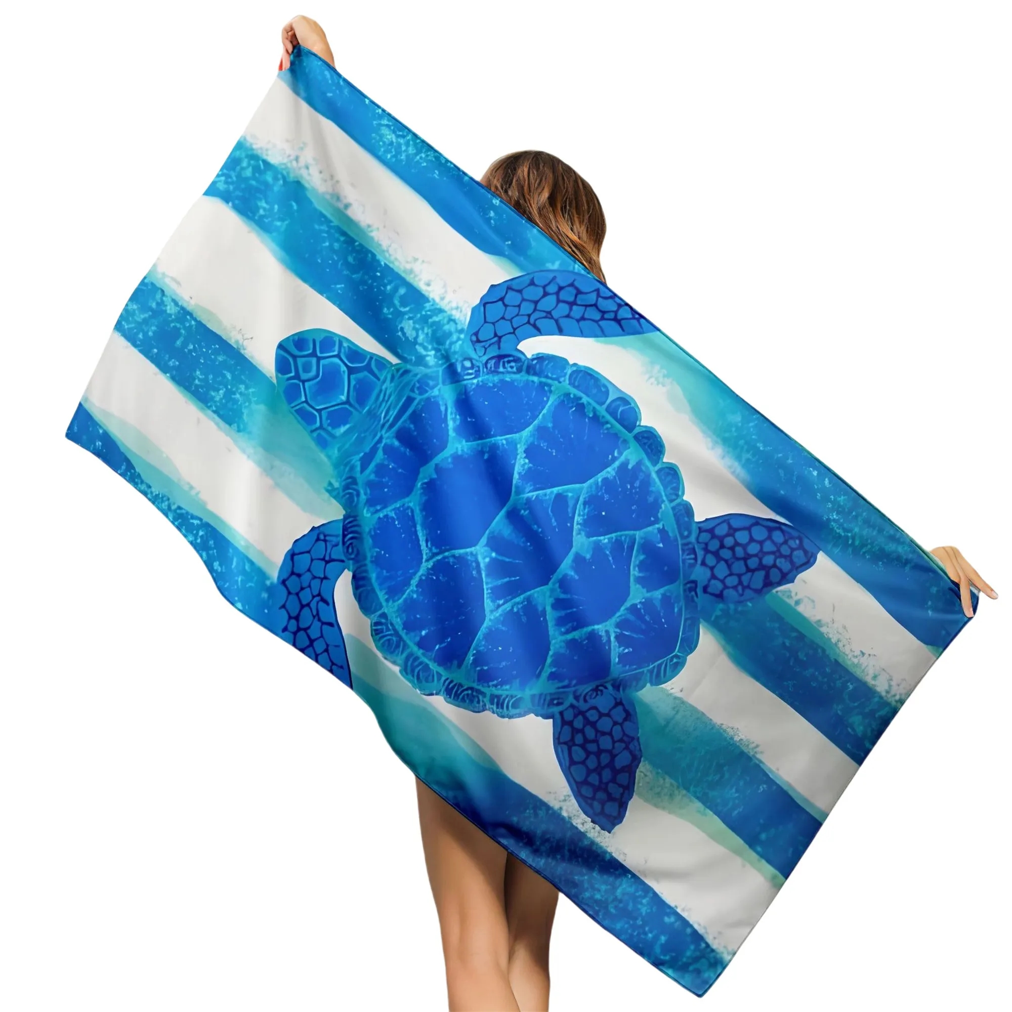 Premium Microfiber, 30 x 60, Mid-Weight, Color Beach Towel 3