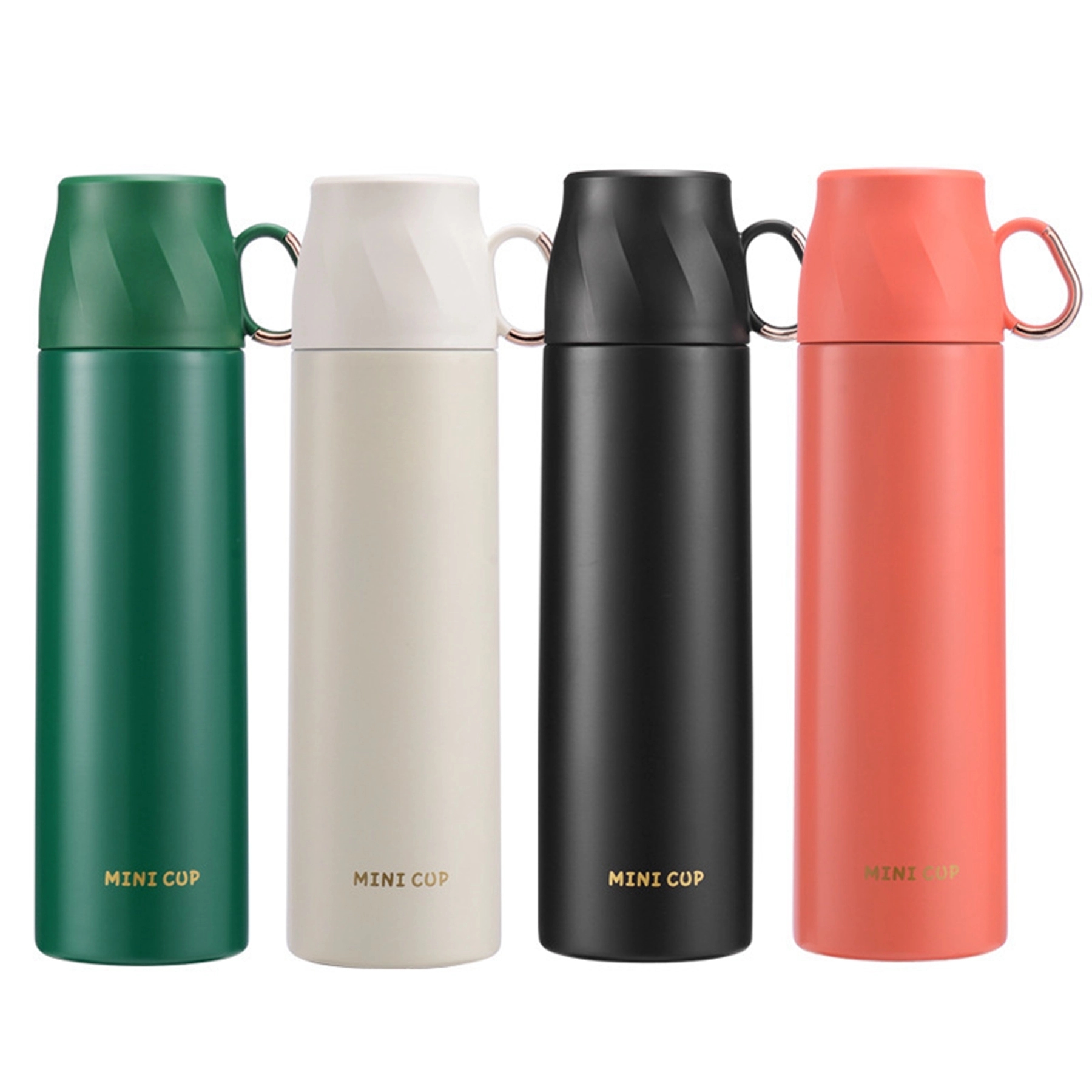 17 Oz. Double Wall Stainless Steel Water Bottle with Cup, custom water bottle with logo imprint 3