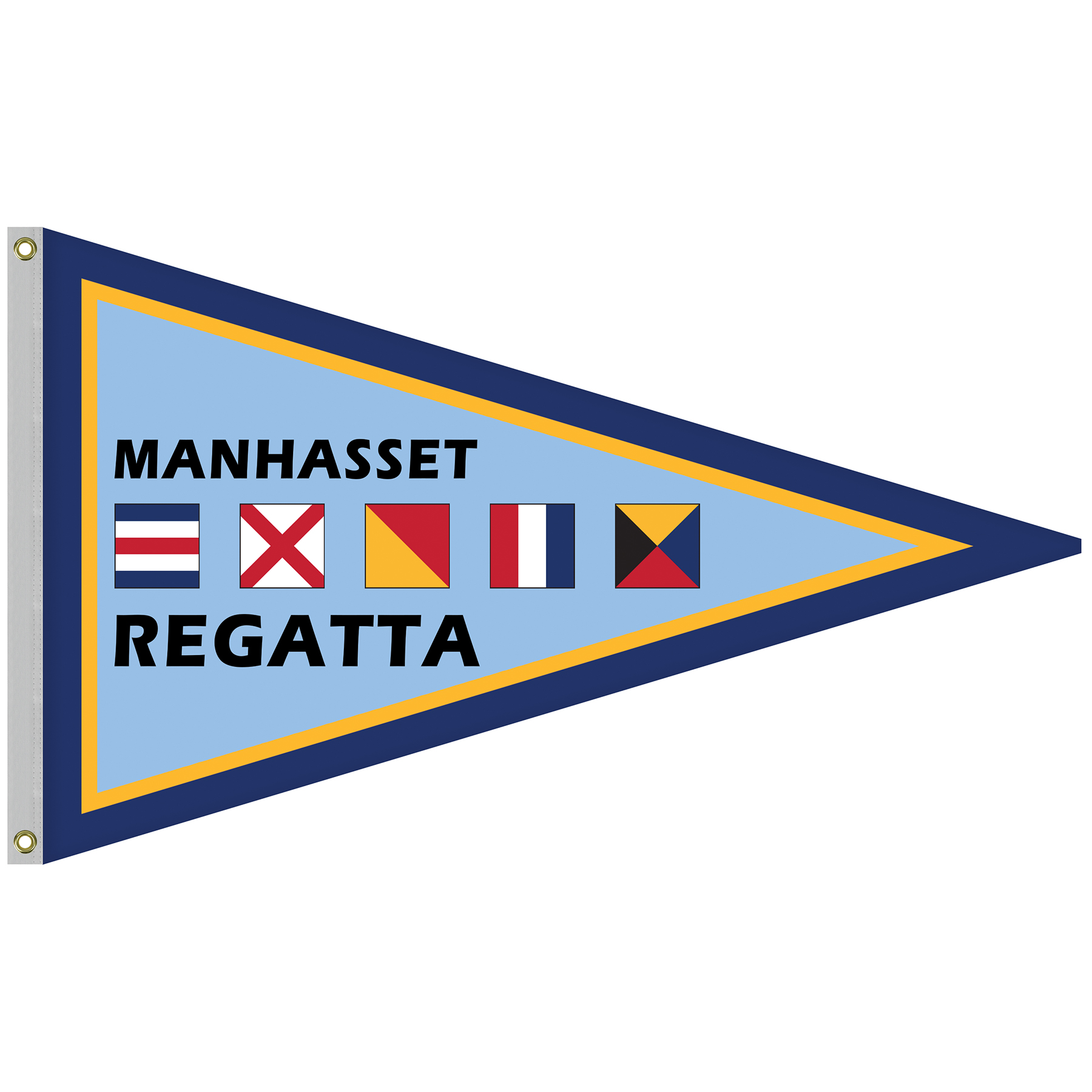 Single Reverse Knitted Polyester Pennant Boat Flag (36"x60") 7