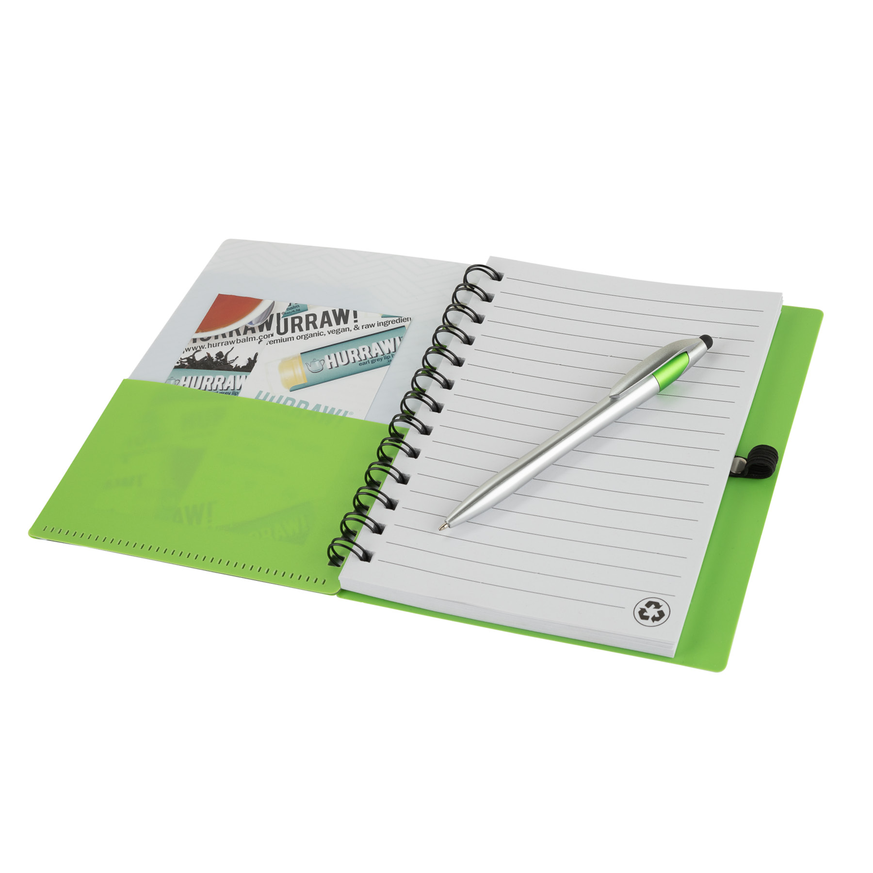 Trapezoid Junior Notebook w/  Stylus Pen 10