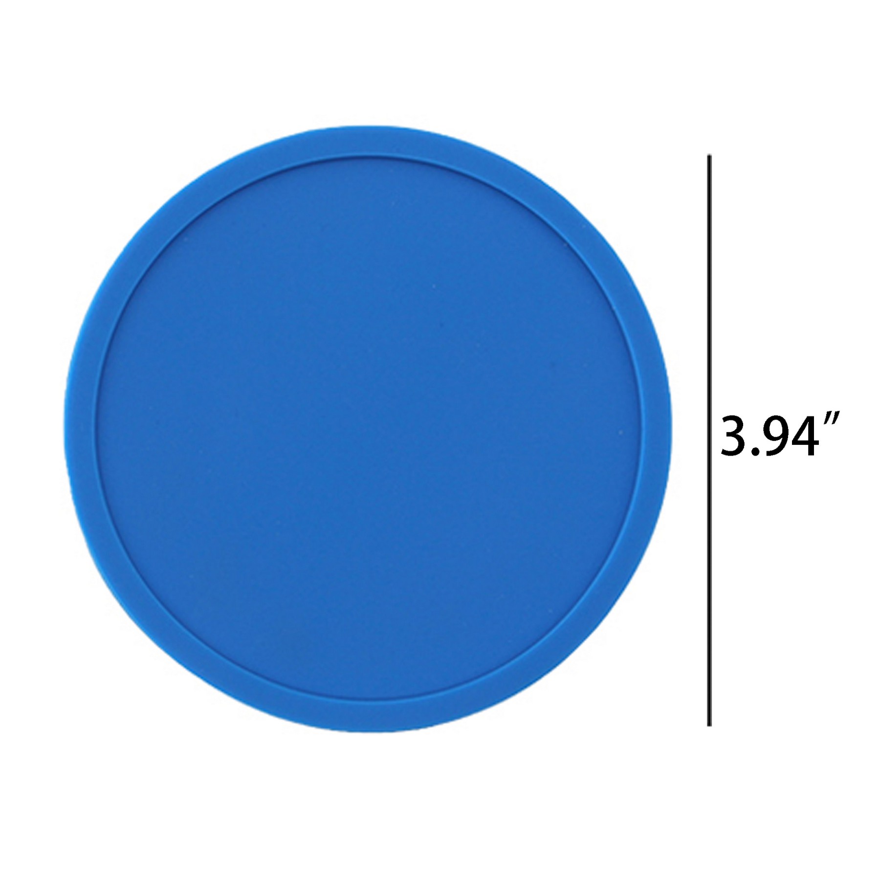 10 In Silicone Anti Slip Circular Coaster 2