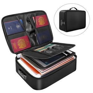 Waterproof Fireproof Document Bag With Lock 5