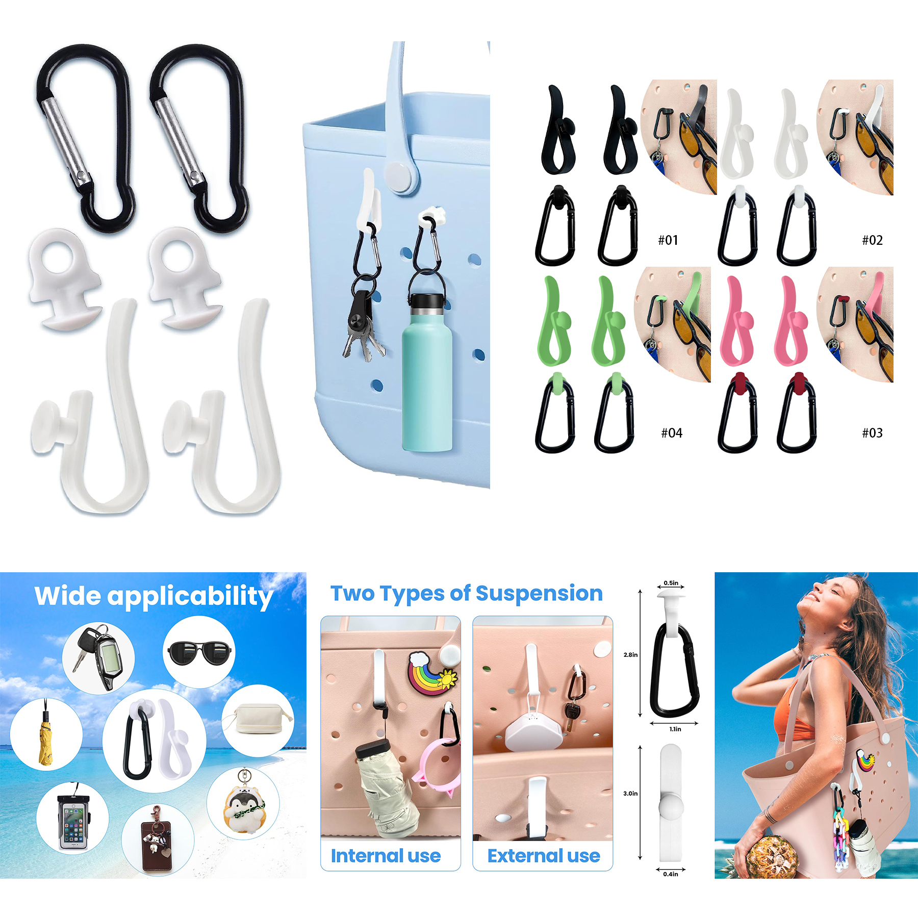 Hooks Set Compatible for Bog Bags 1