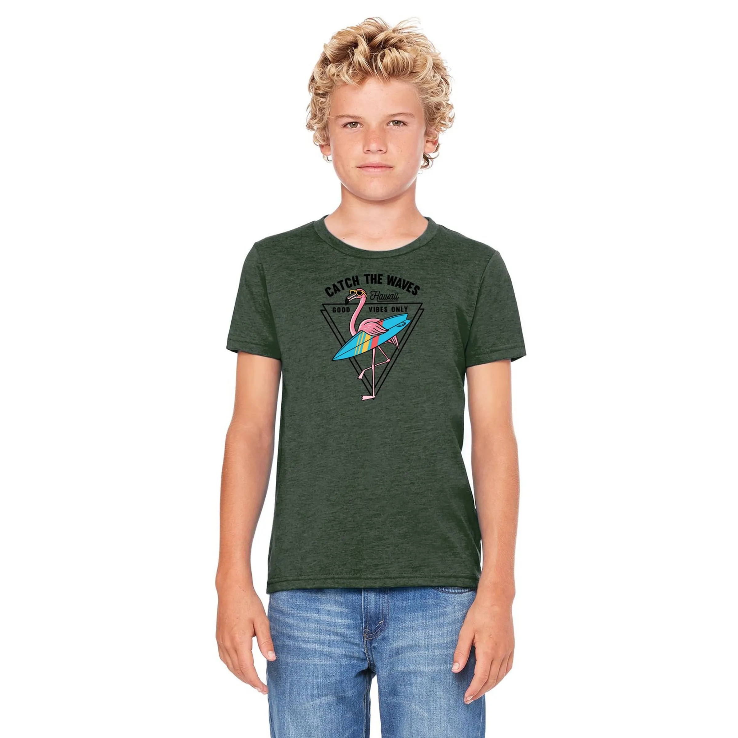 Bella + Canvas Youth Jersey Short-Sleeve T-Shirt 22