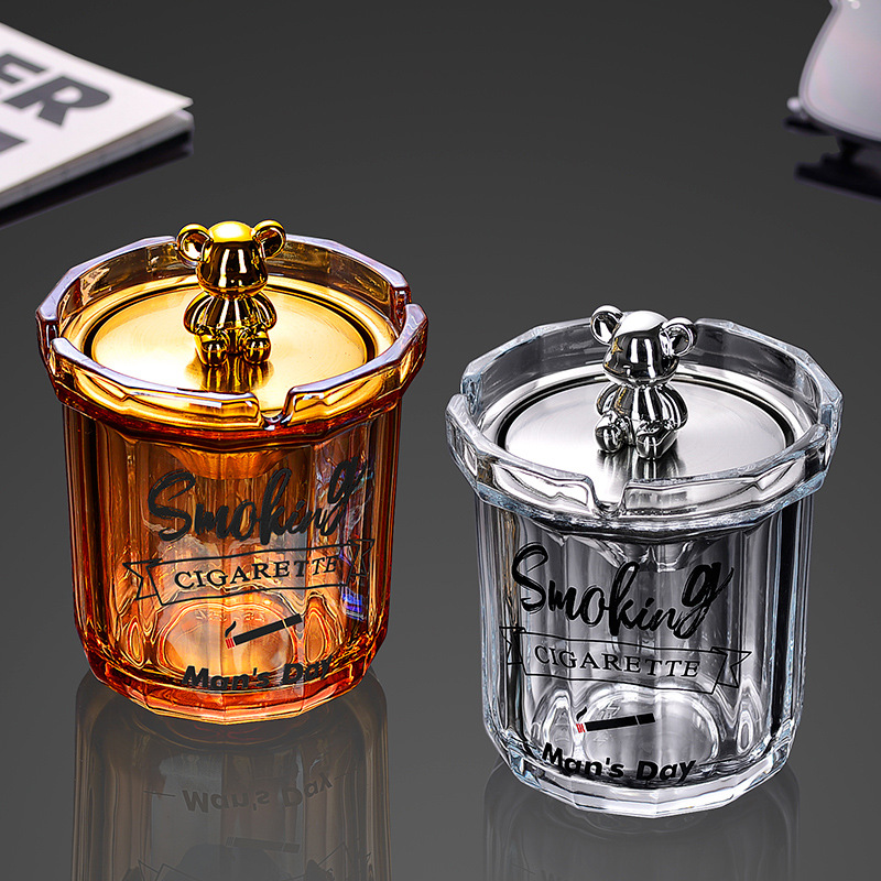 Ashtray with Lid for Cigarette 3