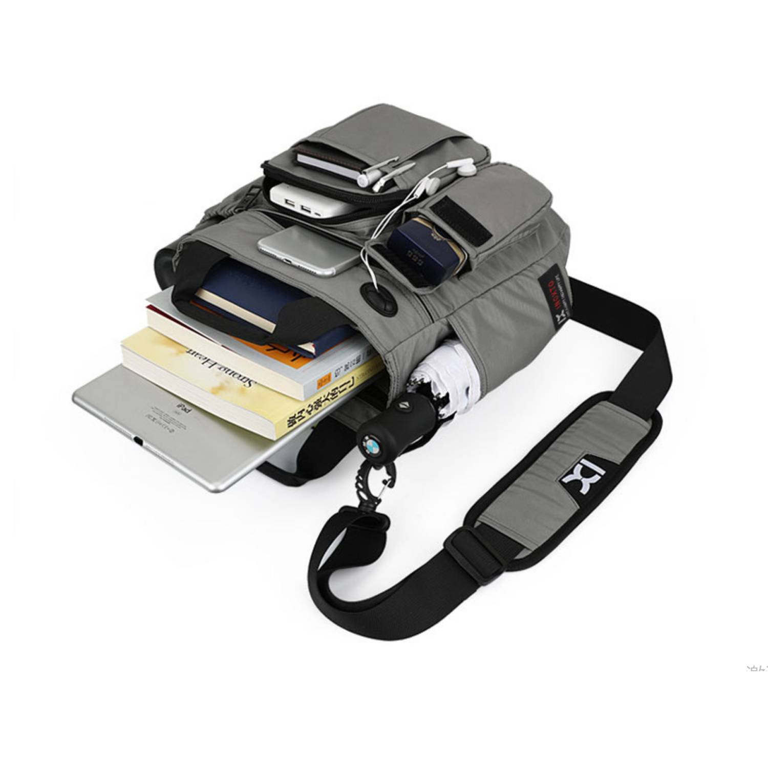 Multifunctional Leisure Polyester Shoulder Crossbody Bag 5