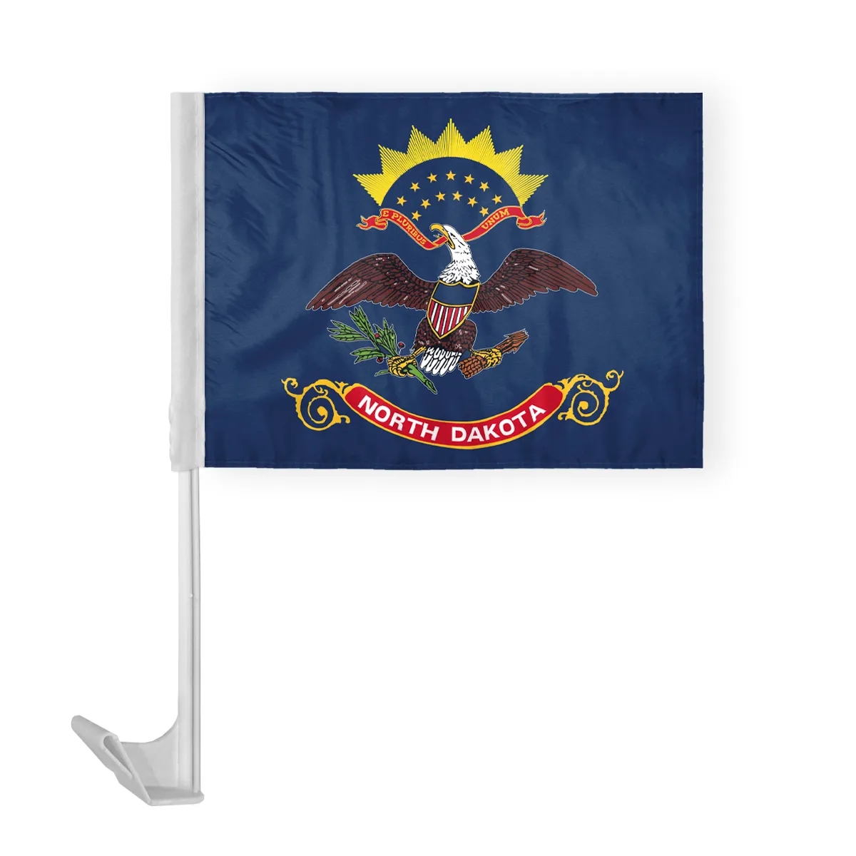 12"x16" & 10.5''x15'' North Dakota Car Flags 2