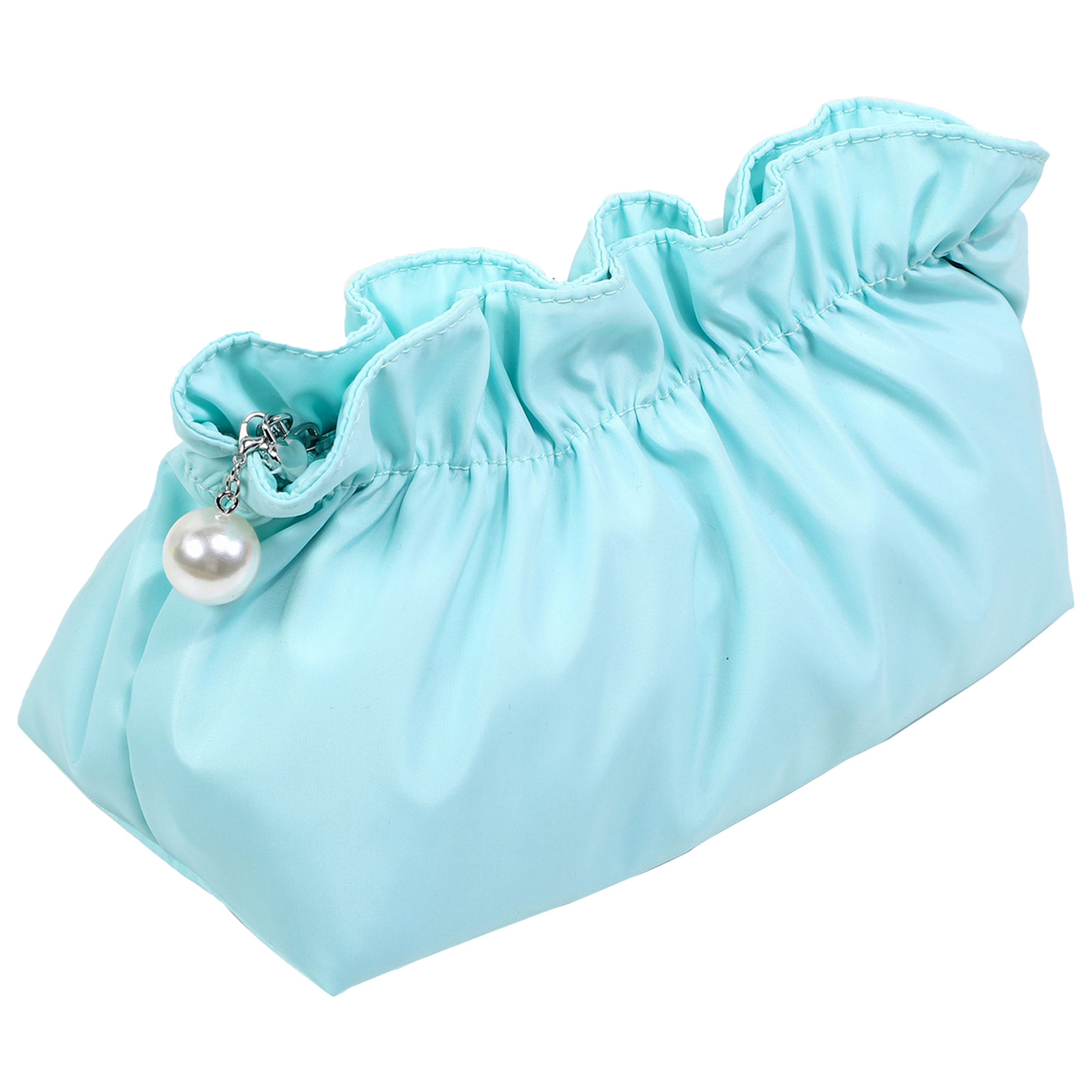 Polyester Portable Waterproof Pleated Makeup Bag 9