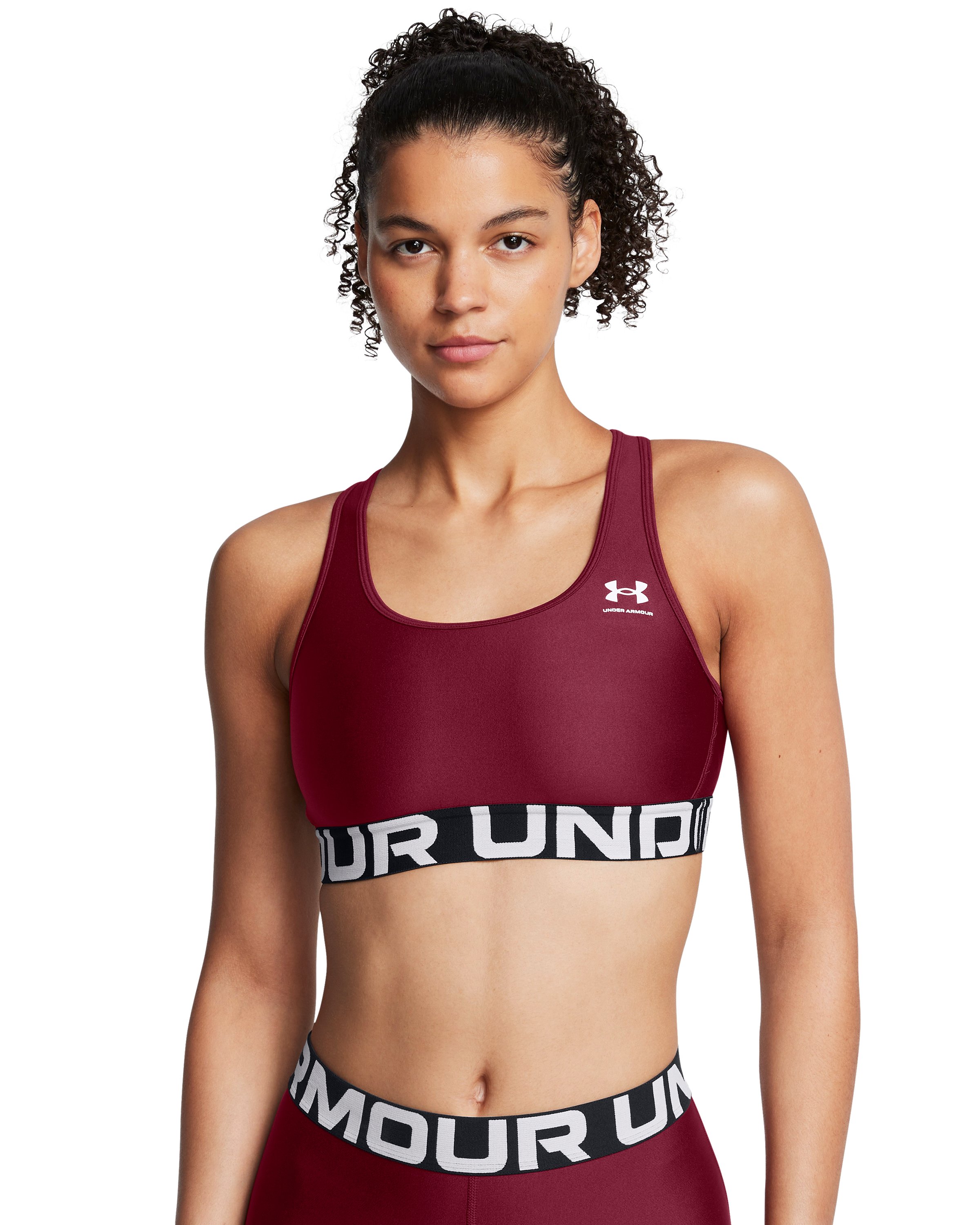HeatGear Mid Branded Women's Sports Bra 20