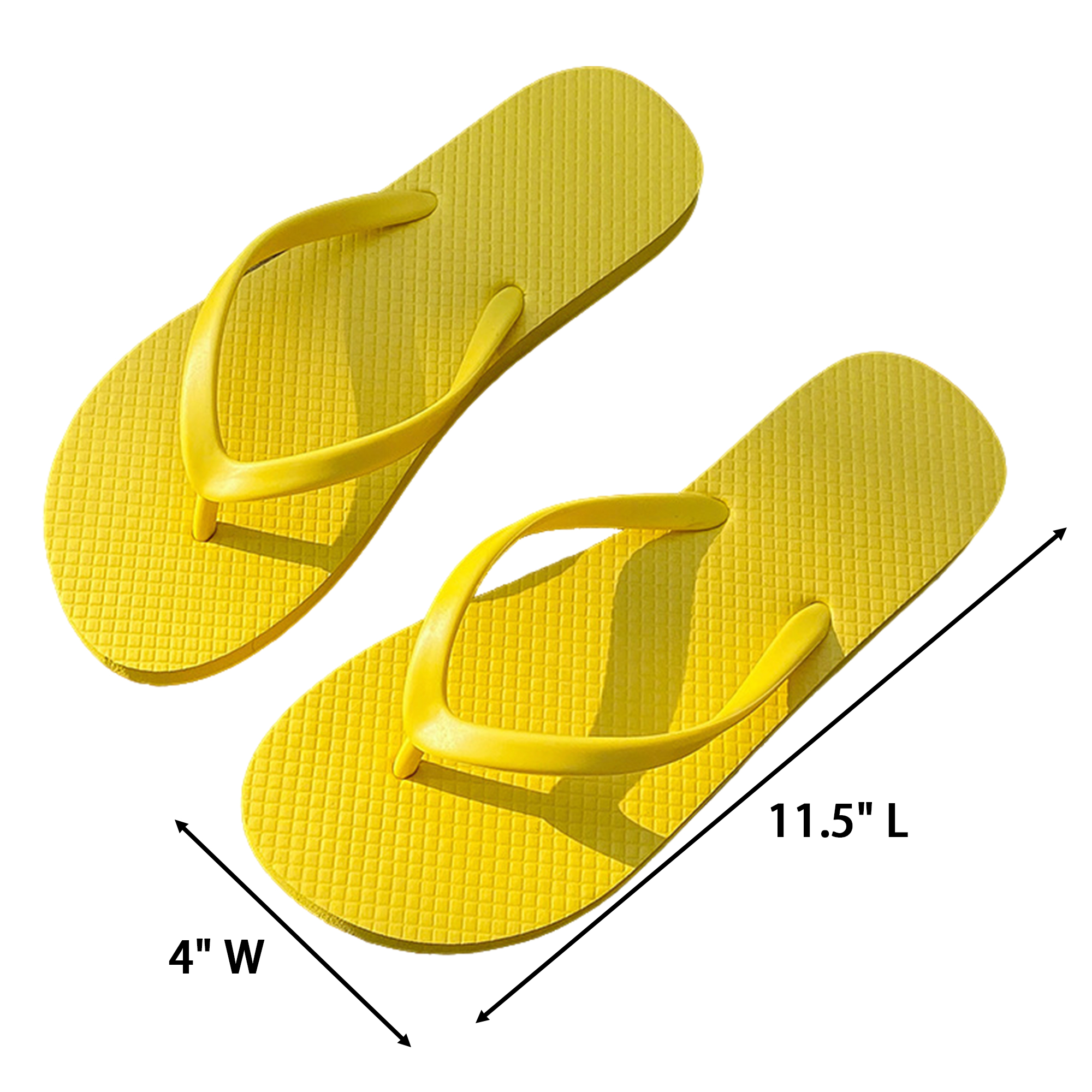 Full Color Beach Sandal With Textured Sole 11.5" x 4" 4