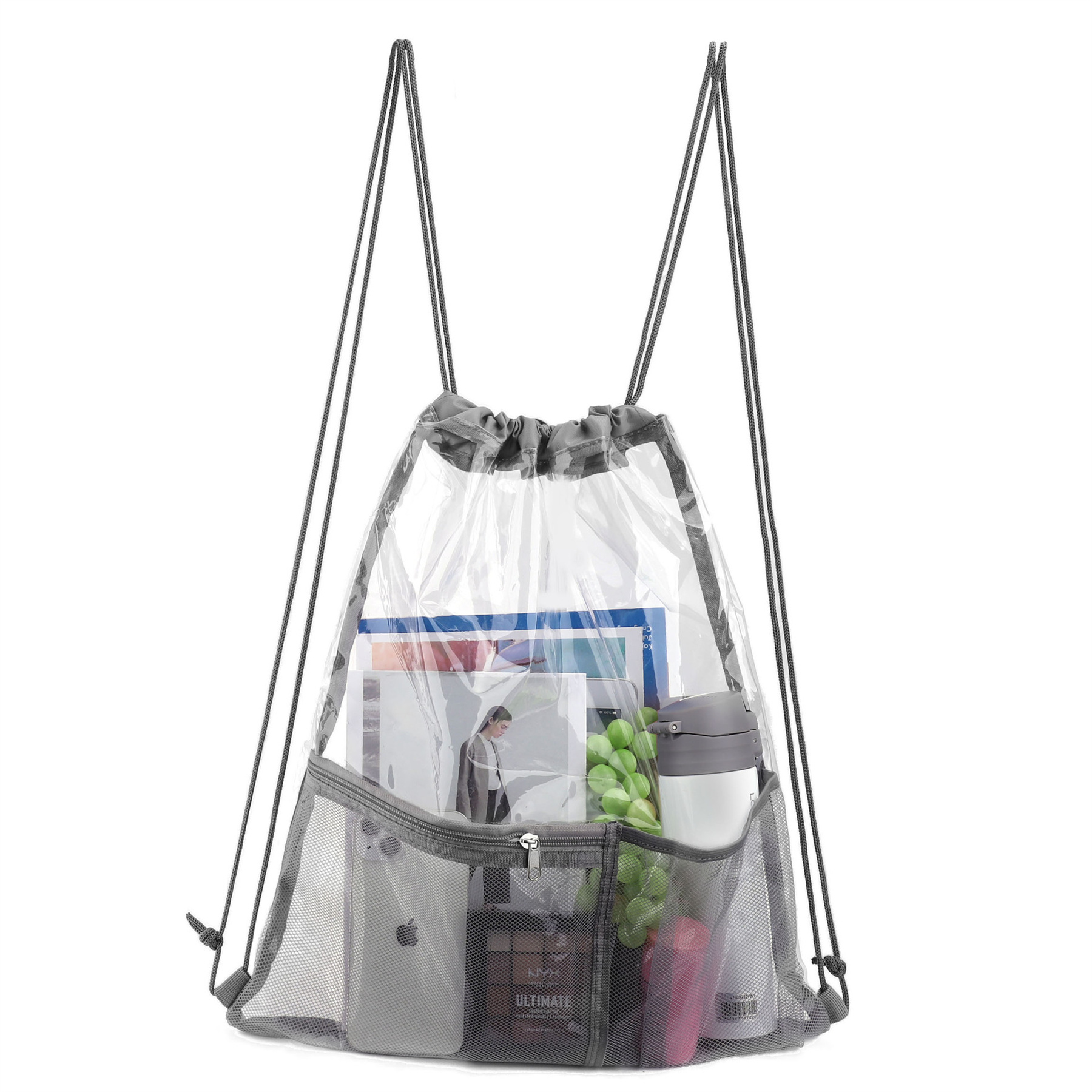 Clear Drawstring Backpack 3