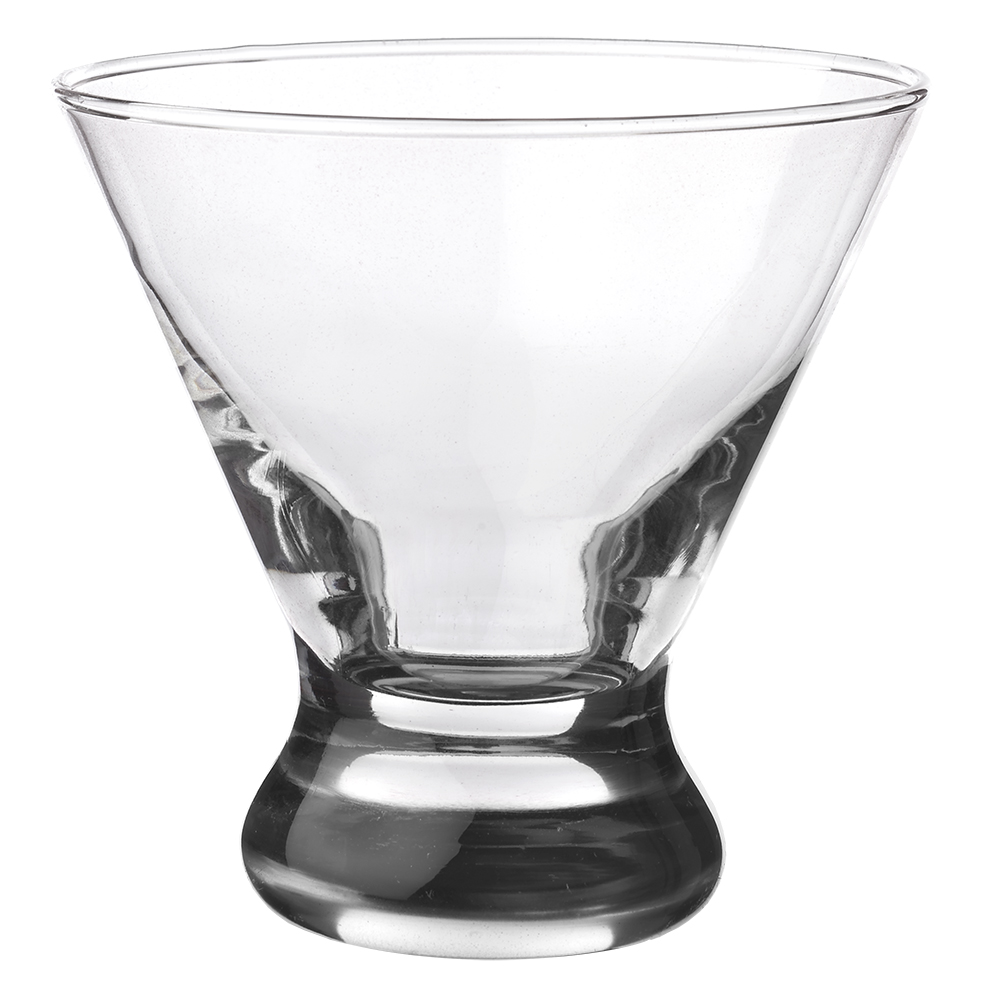 8.25 oz. Libbey Cosmopolitan Stemless Martini Glasses 8