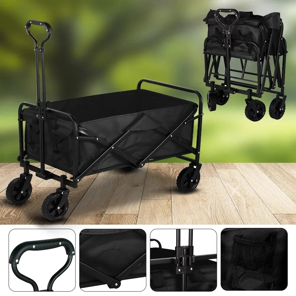 Compact Outdoor Folding Utility Wagon 1