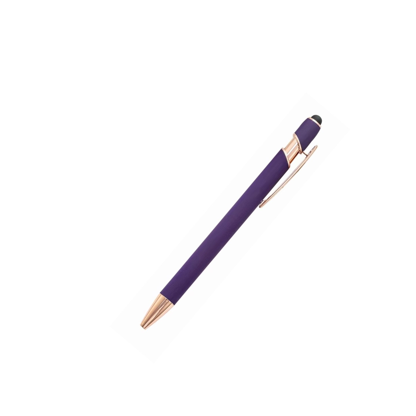Aluminum Incline Stylus Pen with Rose Gold Accents 3