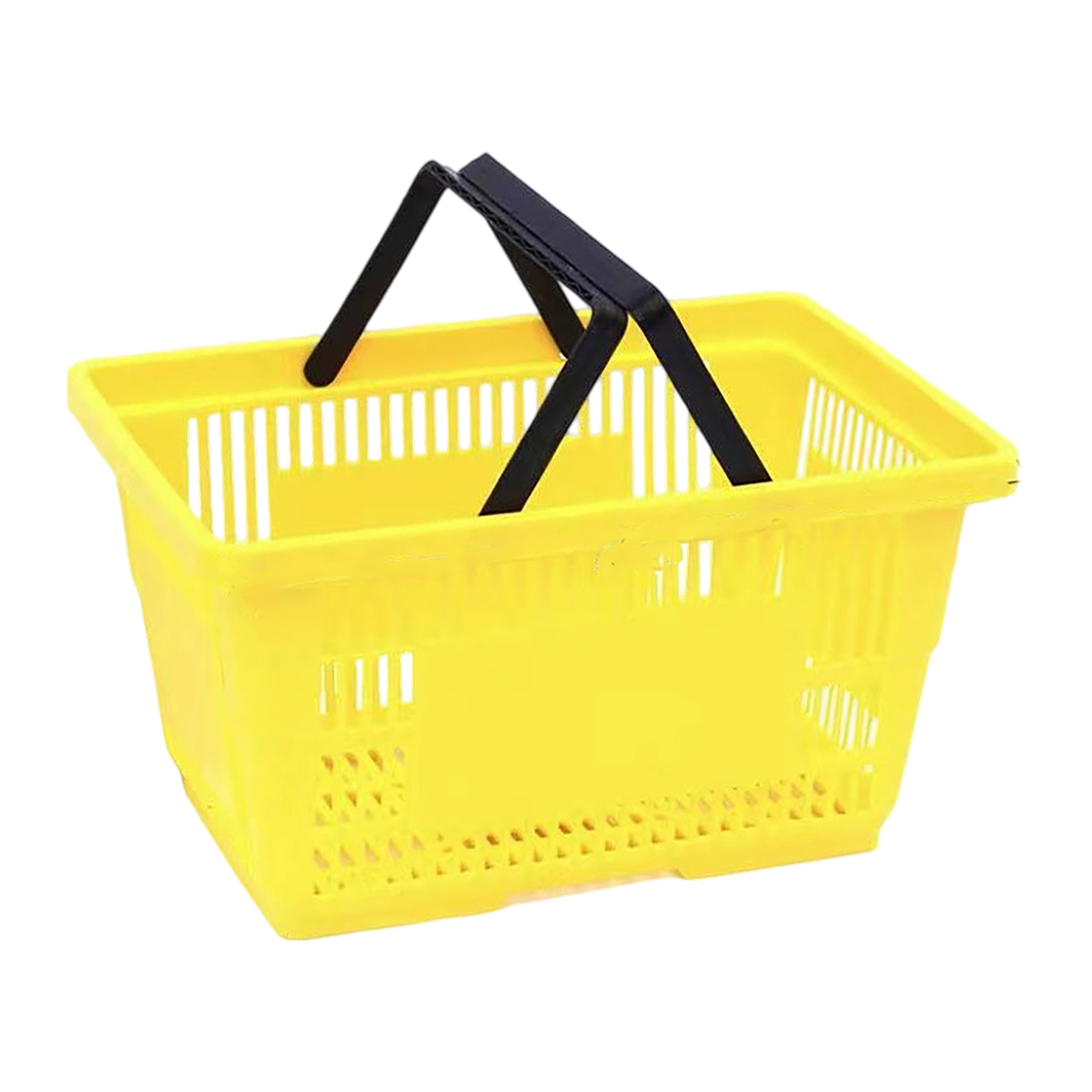 Plastic Rectangle Shopping Basket With Dual Handle 18 Litre 7