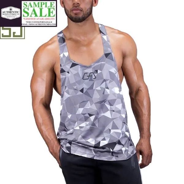 Custom Camo Gym Stringer Shirt 5