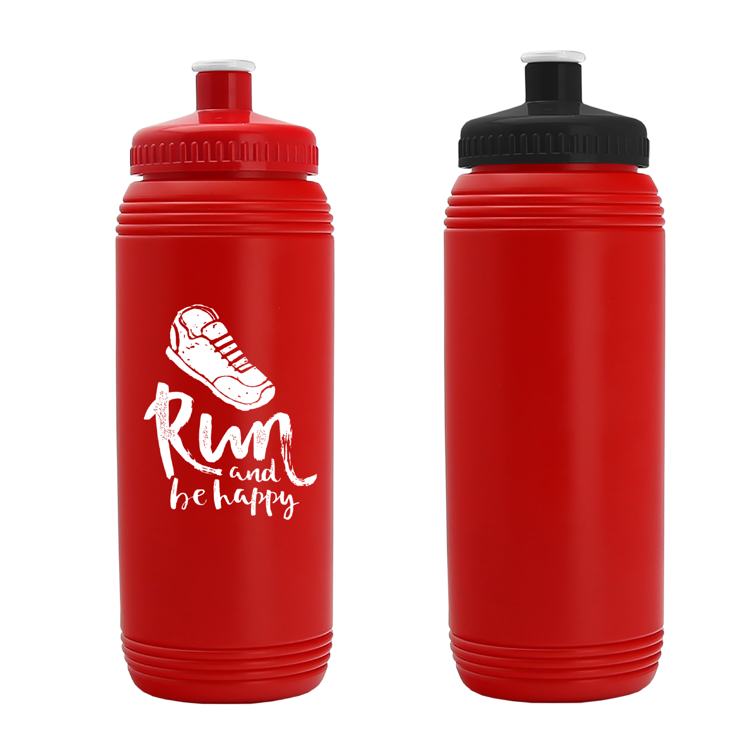 Push Pull Lid Pint Water Bottle, 16oz. 8