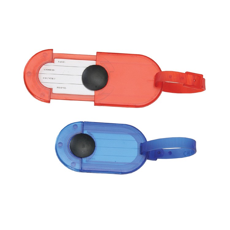 Plastic Sliding Luggage Tag