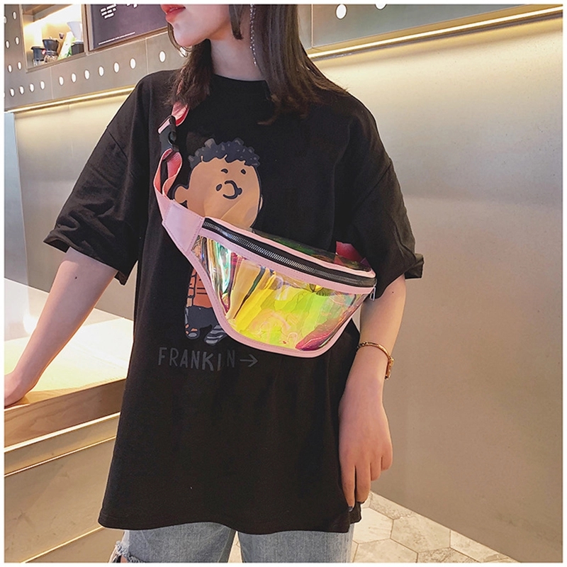 PVC Personality Shiny Reflective Laser Holographic Bag 4