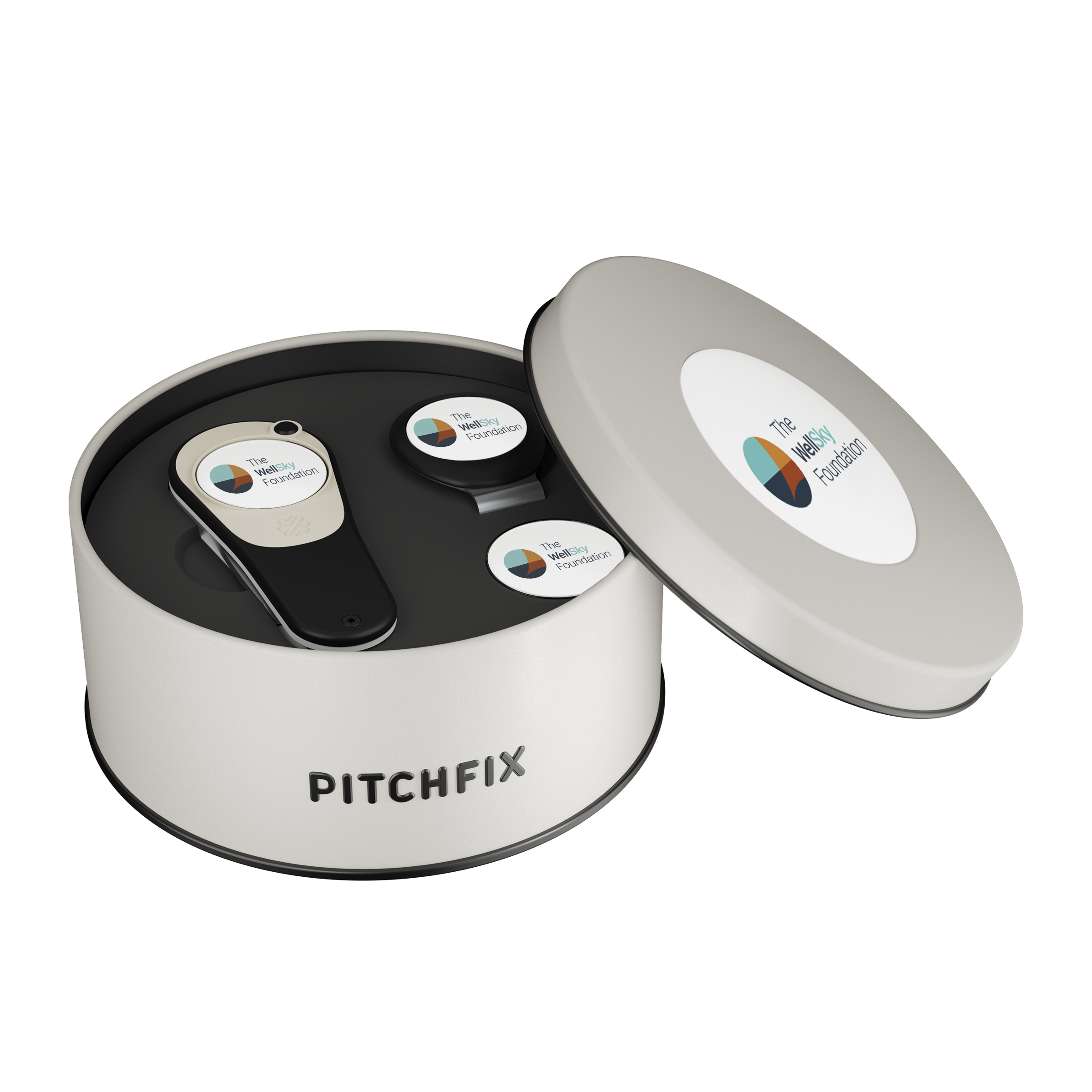 Pitchfix Icon Golf Divot Tool Deluxe Gift Set w/ Hat Clip 8