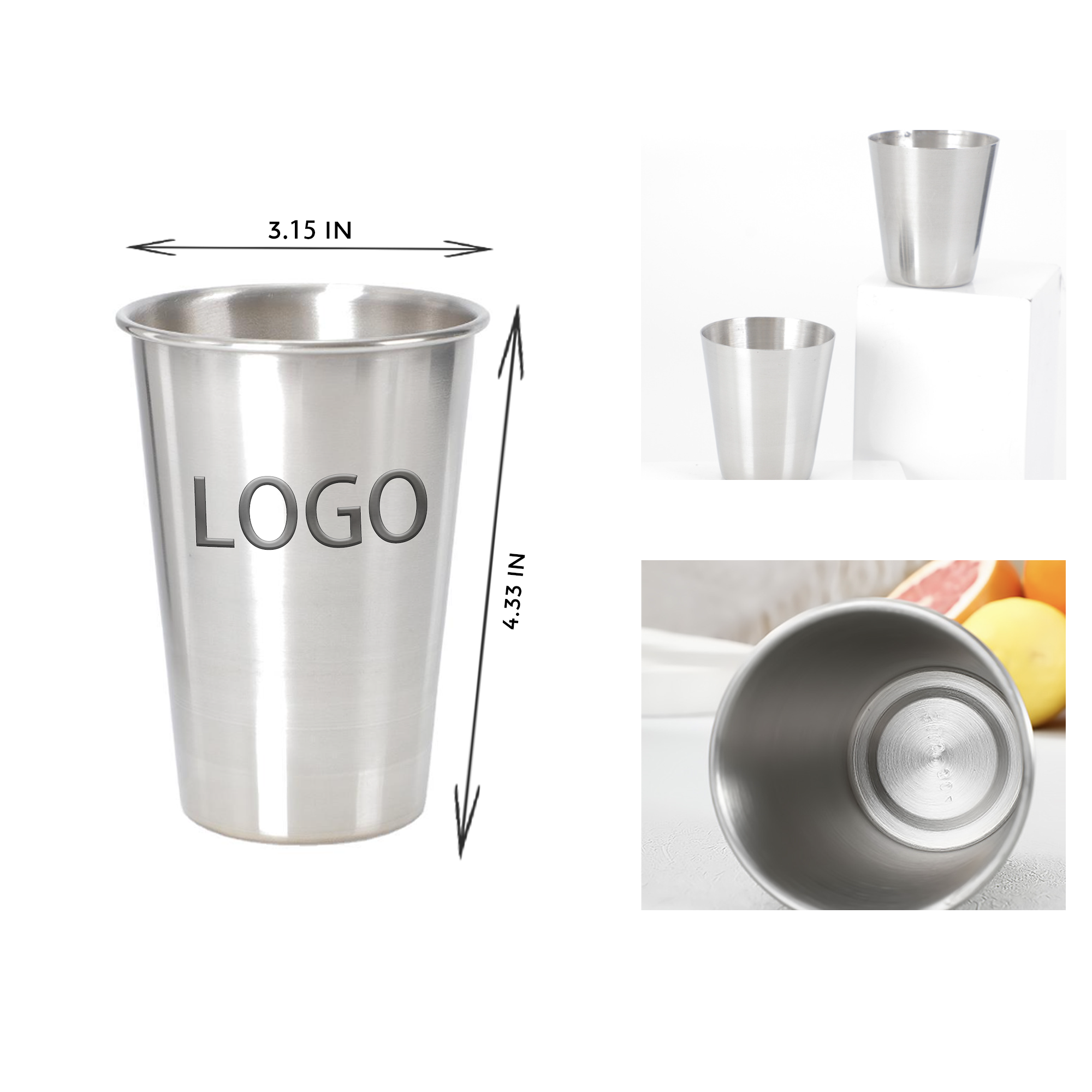 MOQ 10 PCS Insulated 12 OZ Stainless Steel Cup 2