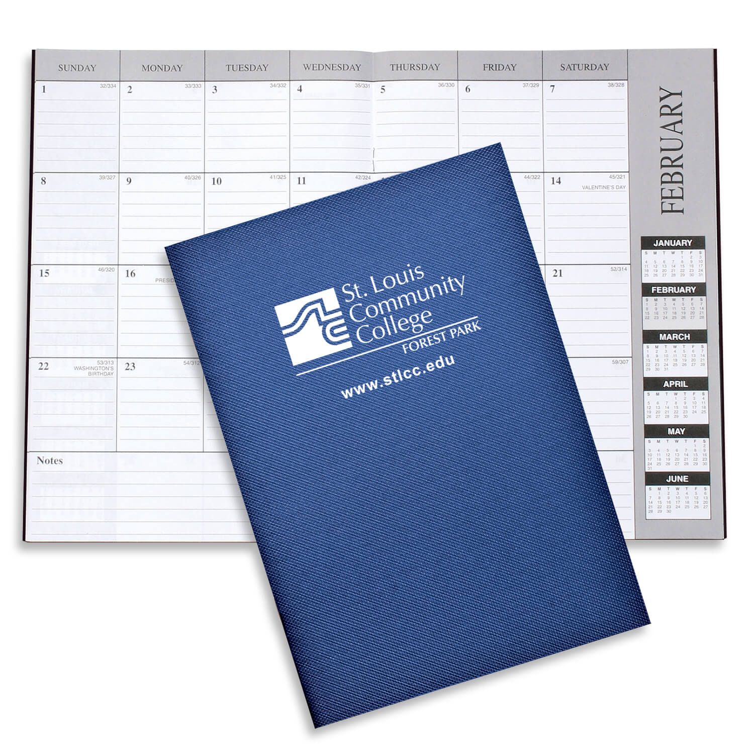 Academic Monthly Desk Planner - Leatherette 4