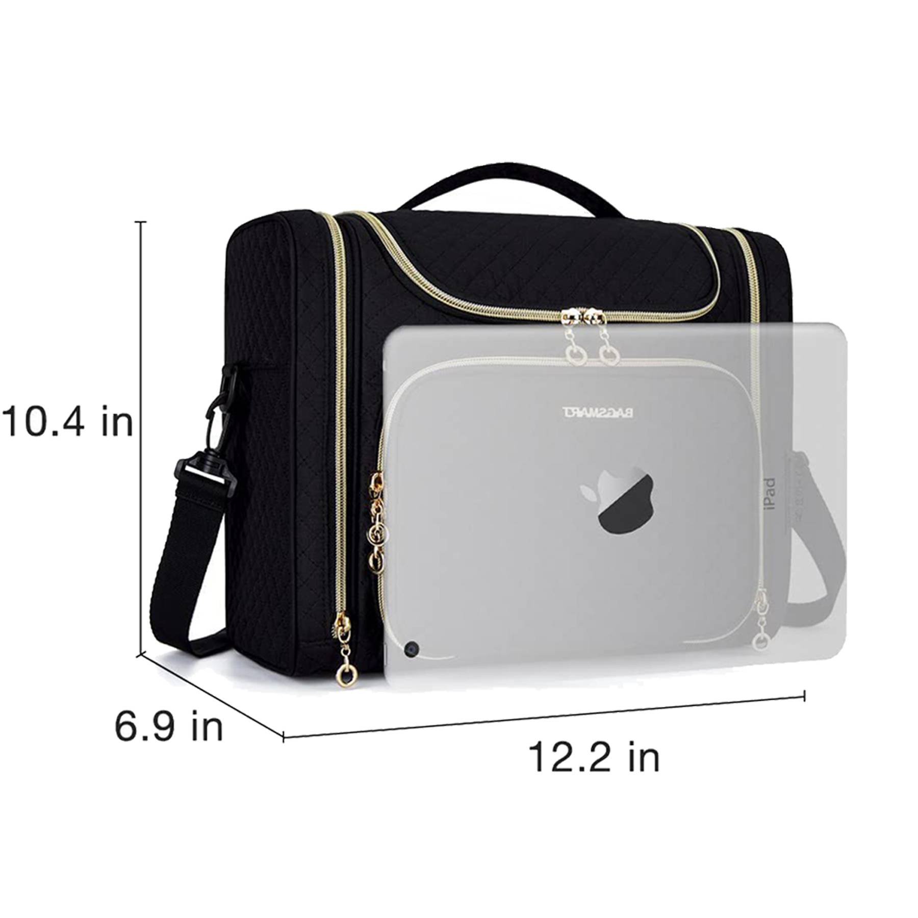 Polyester Large Travel Waterproof Cosmetic Makeup Bag 4