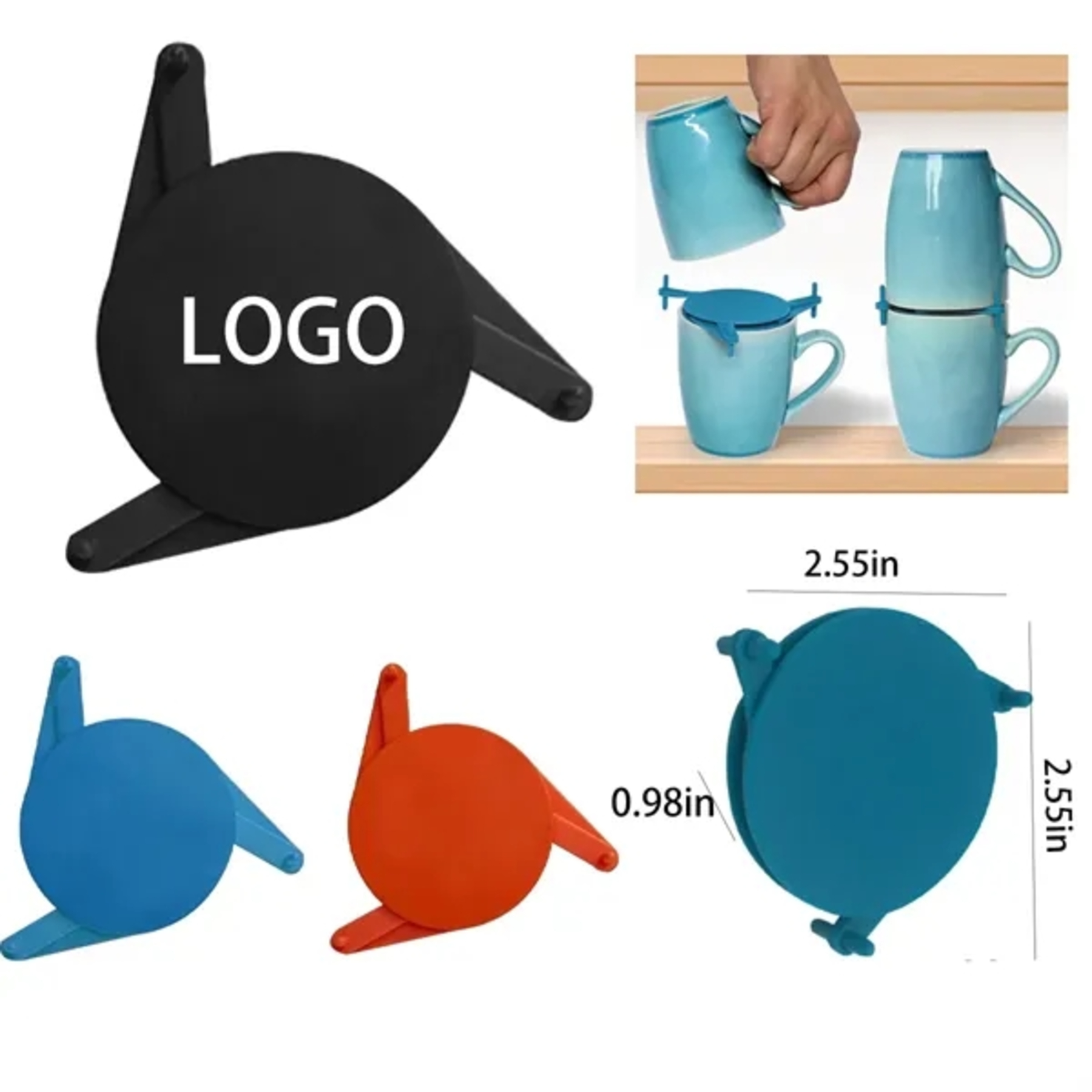 Coffee Cup Storage Rack
2