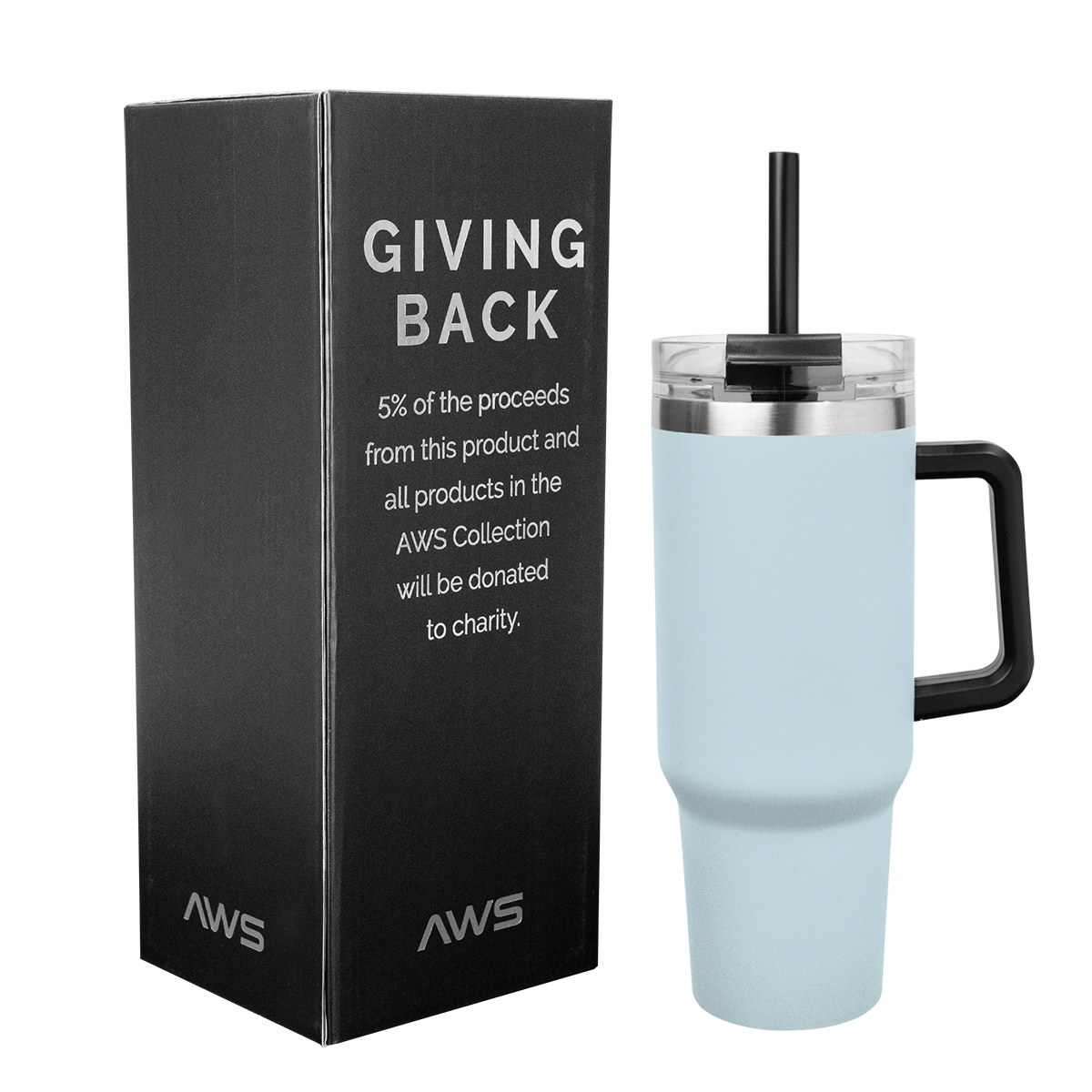 40 Oz. AWS Intrepid Stainless Steel Tumbler 15