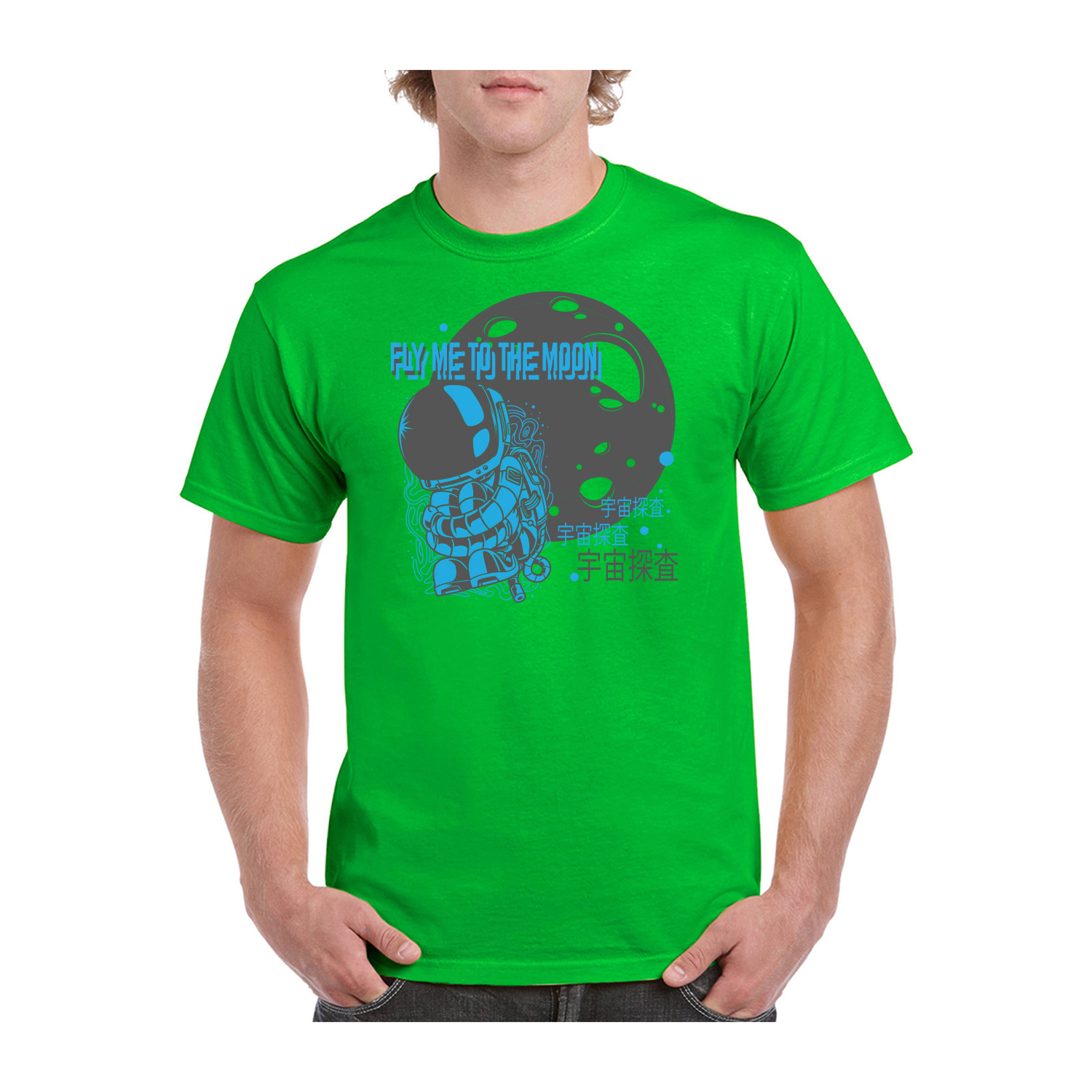 Gildan™ 5.3 oz Cotton Pre-Shrunk T-Shirt (2 Color Imprint) 34