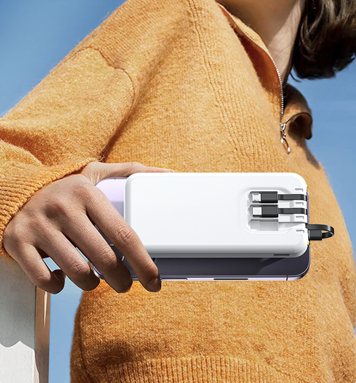 Slim 10000mAh 5V/2.1A Power Bank 3