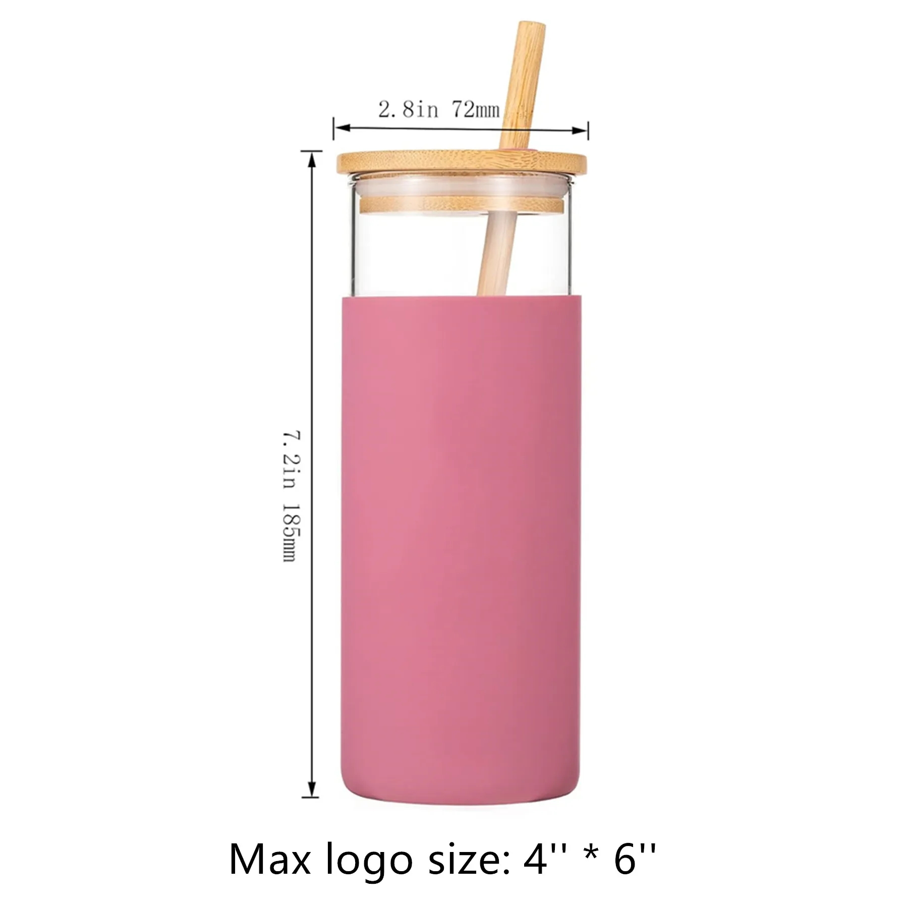Glass Tumbler With Straw 3