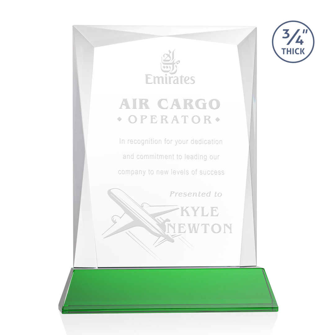 Messina Award on Newhaven Base - Green 8