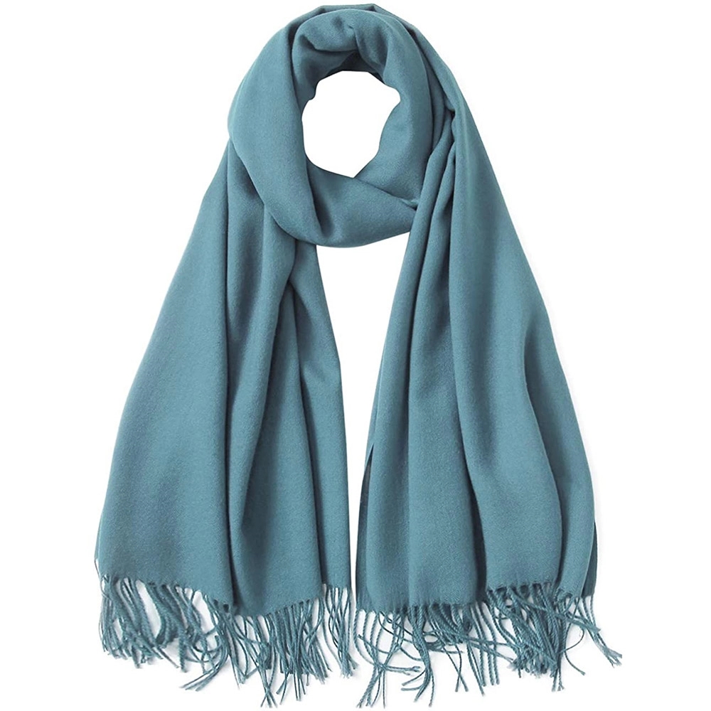 Women Winter Cashmere Scarf wIth Tassel 4