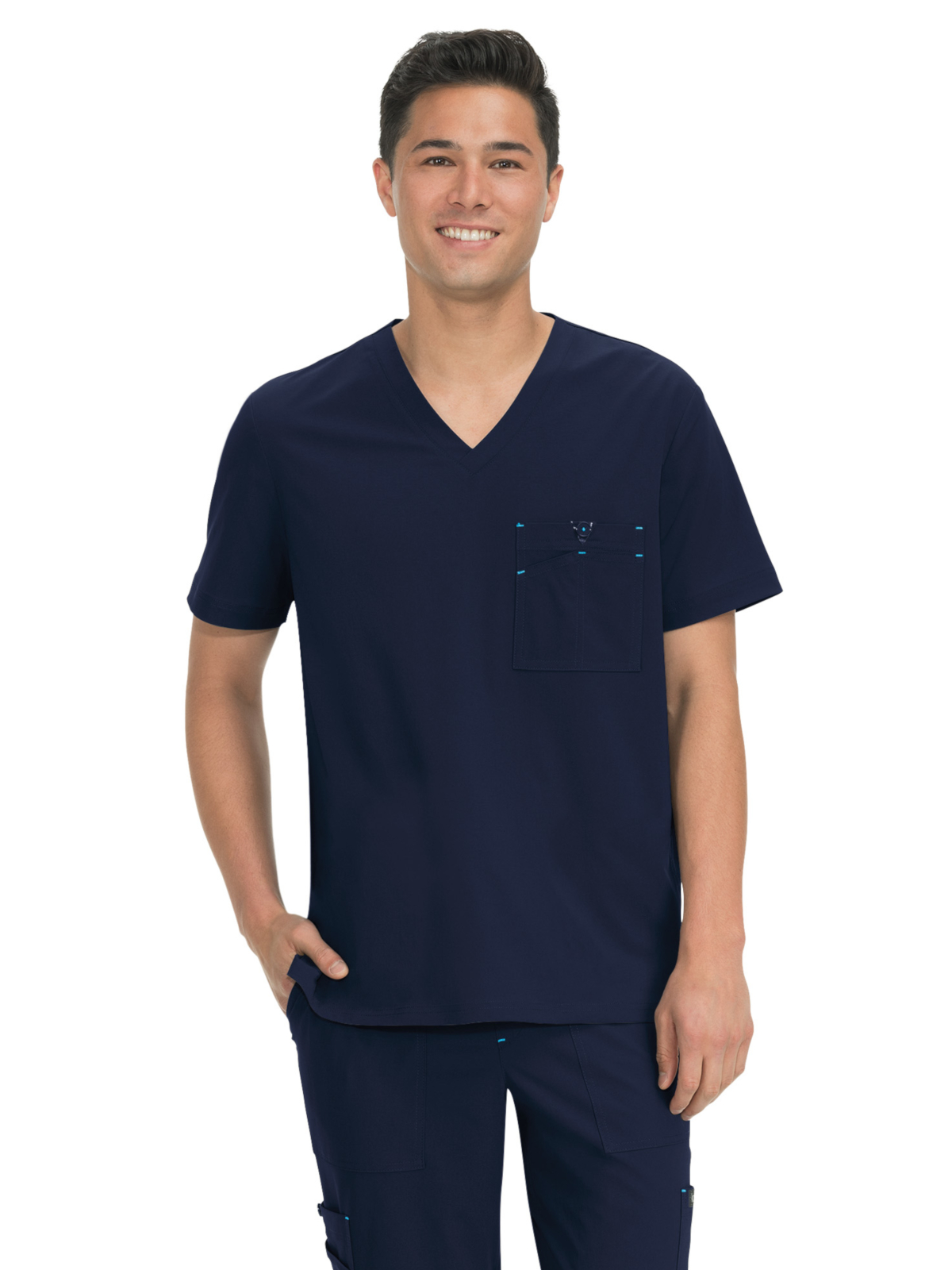 koi - Basics - Men's One-Pocket V-Neck Tuck-In Bryan Top 4