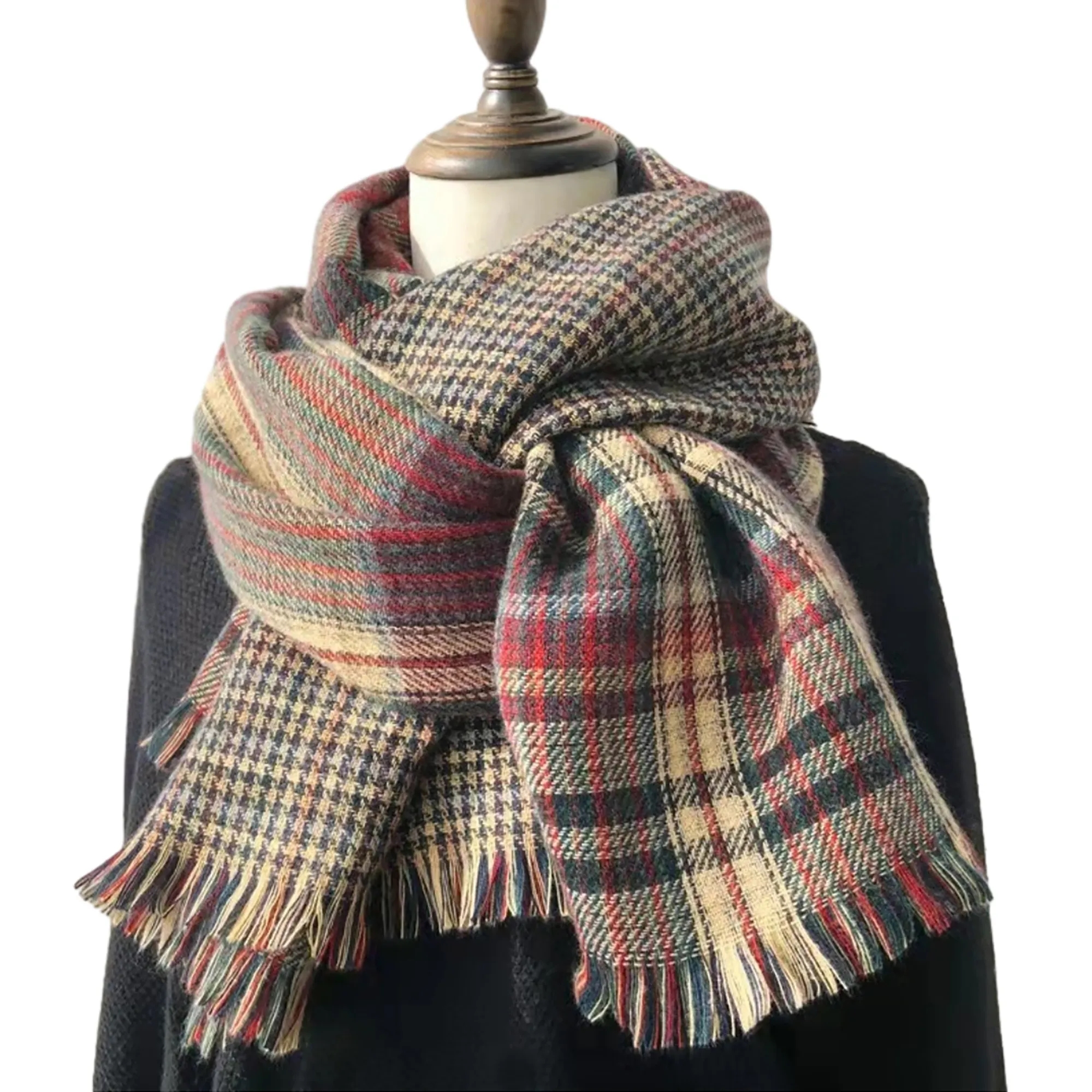 Womens  Fashion Classic Warm Long Winter Scarf Cashmere