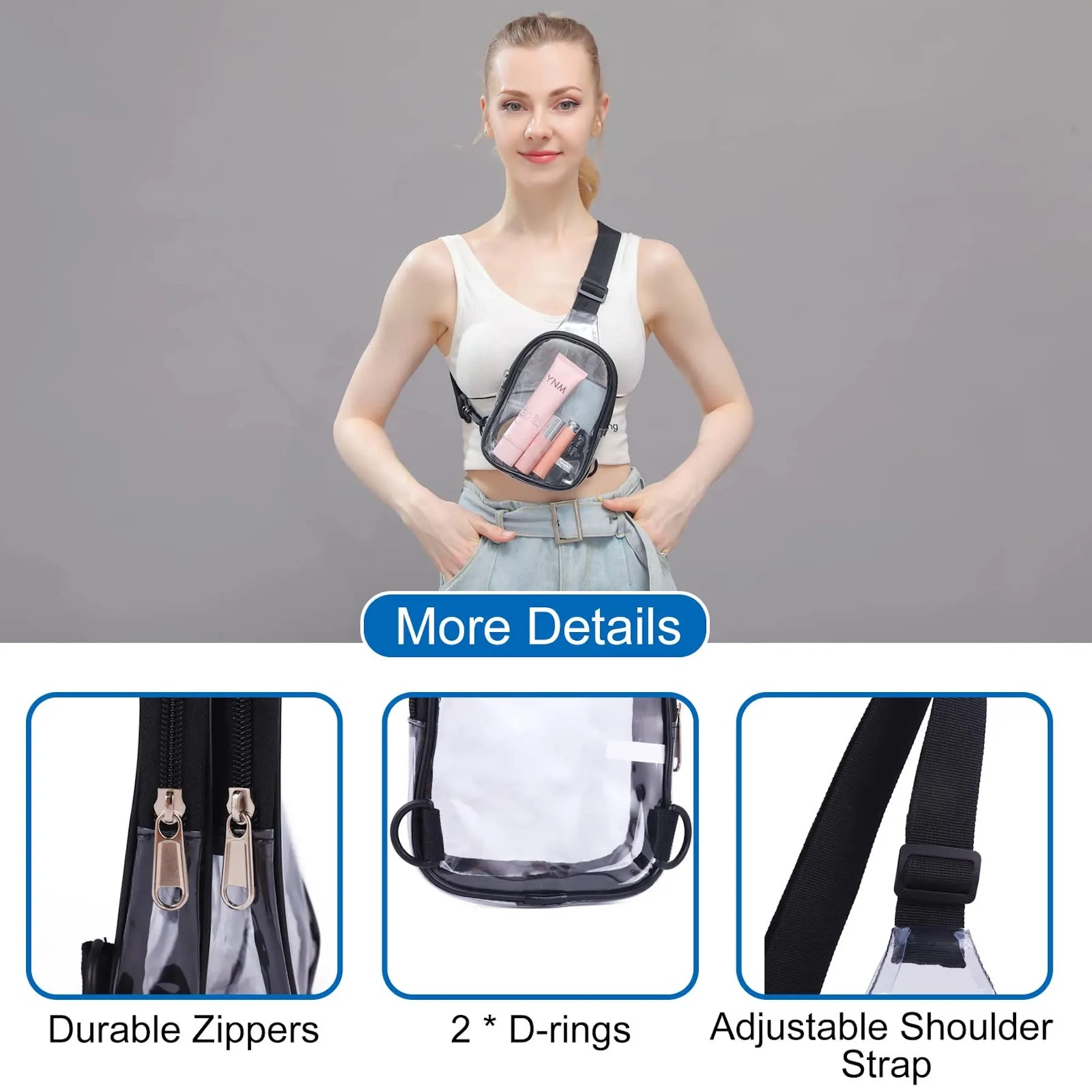Mini Clear Sling Bag 4
