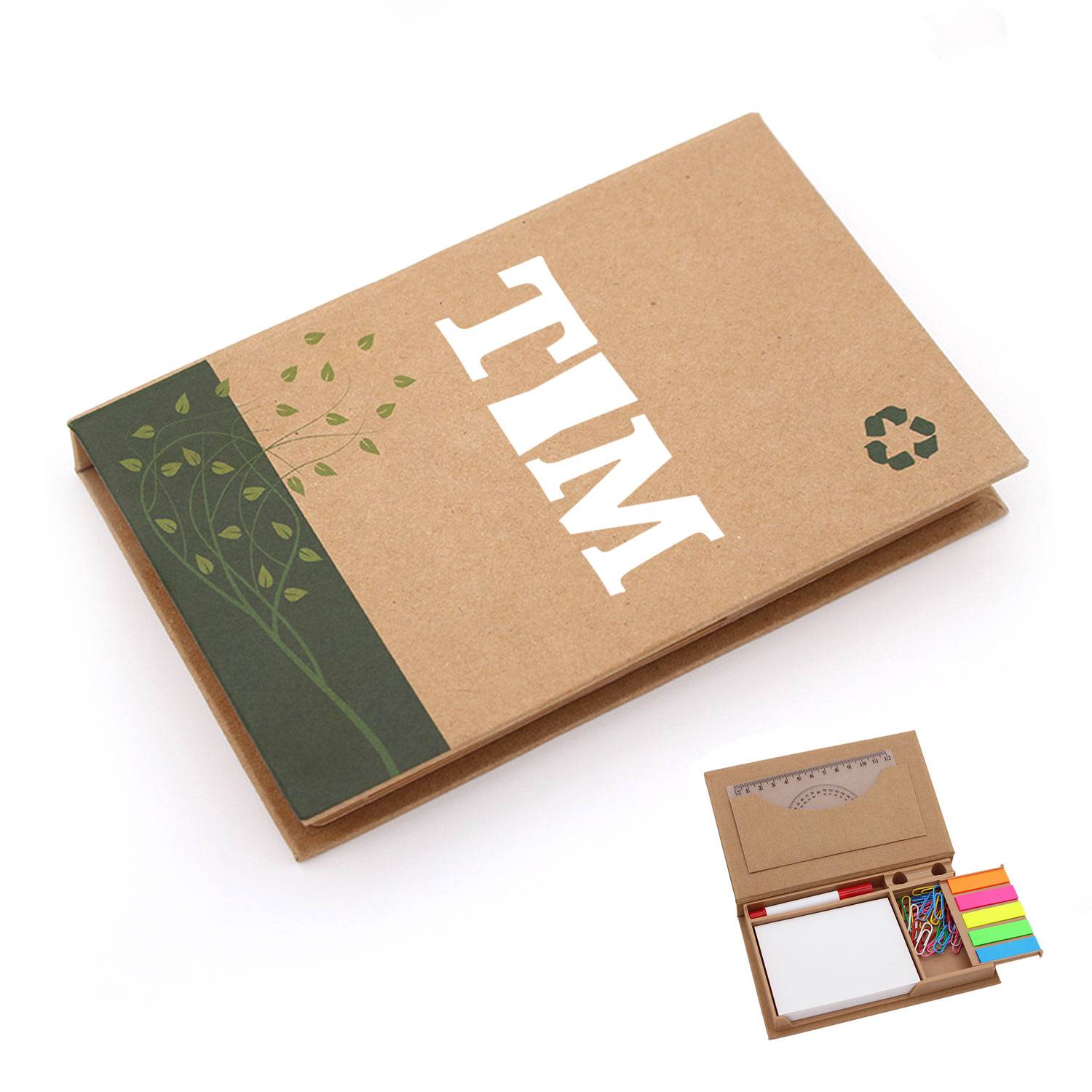 Durable Luxury Memo Case Creative Sticky Notes Paper Set