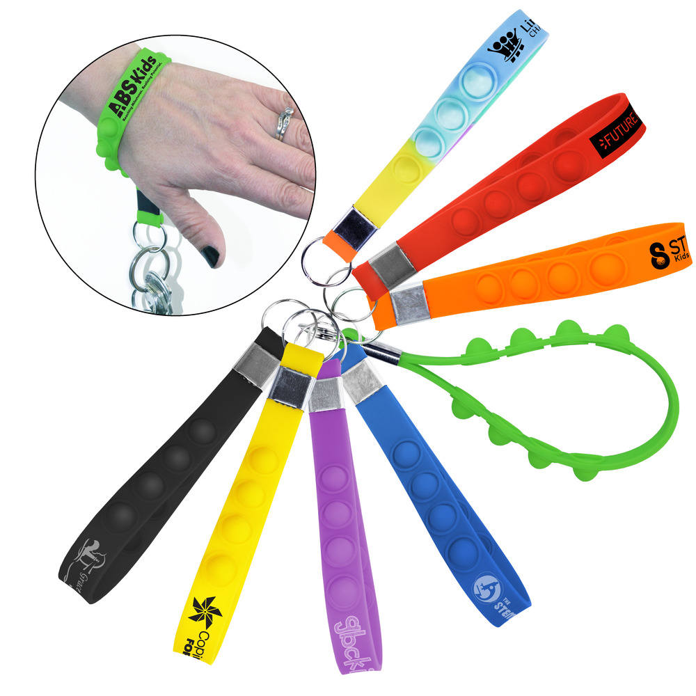 Stress Pop Wristlet Key Chain 40