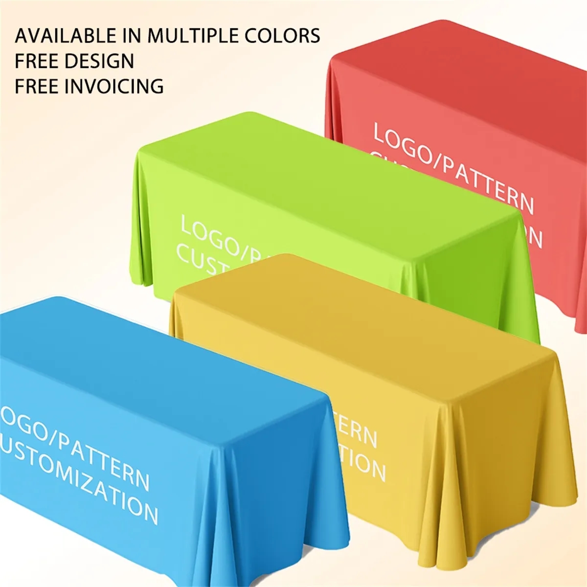 Serged Closed-Back Table Throw - 6' 2