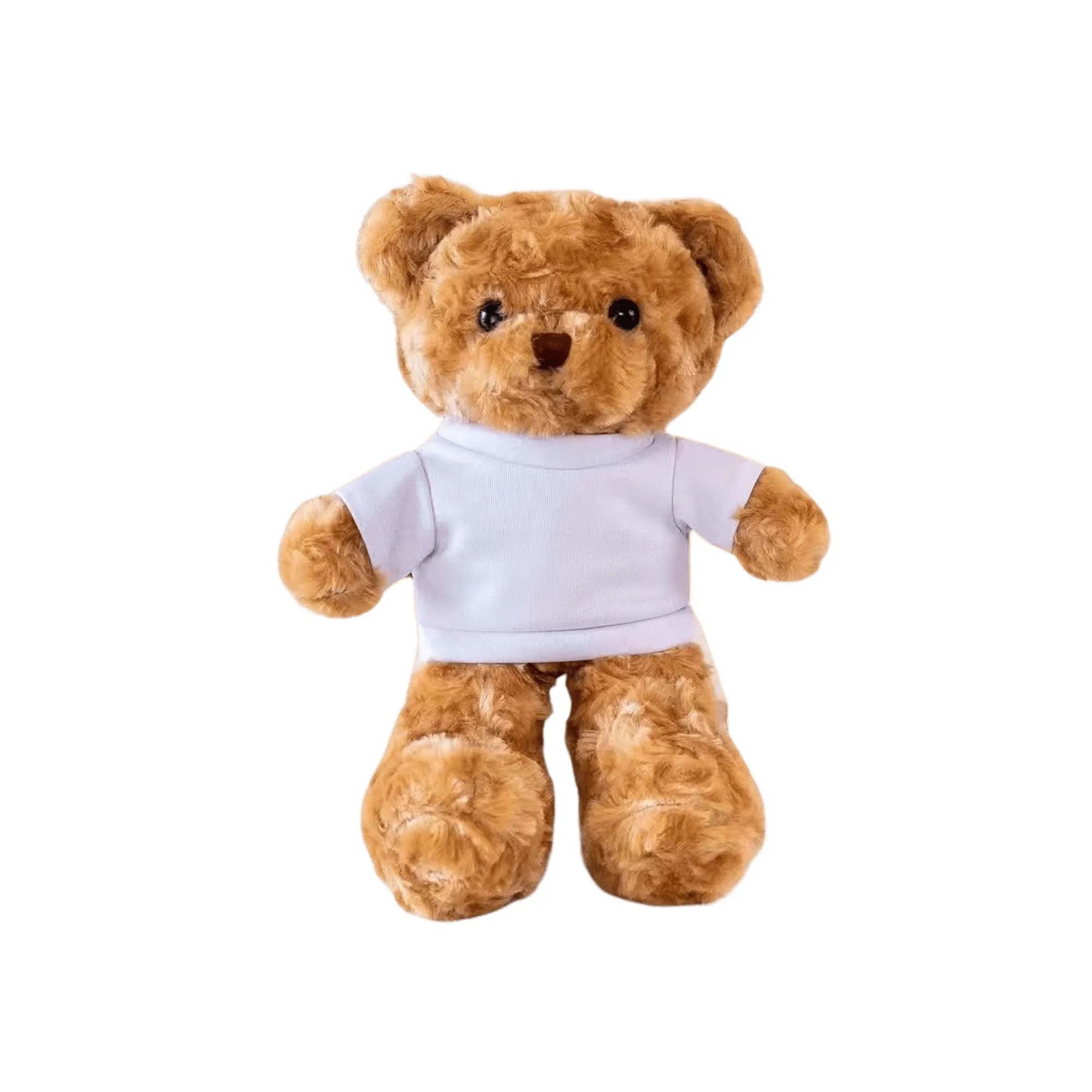 Full Color Cute Teddy Bear Plush Toy With Printed Logo 5