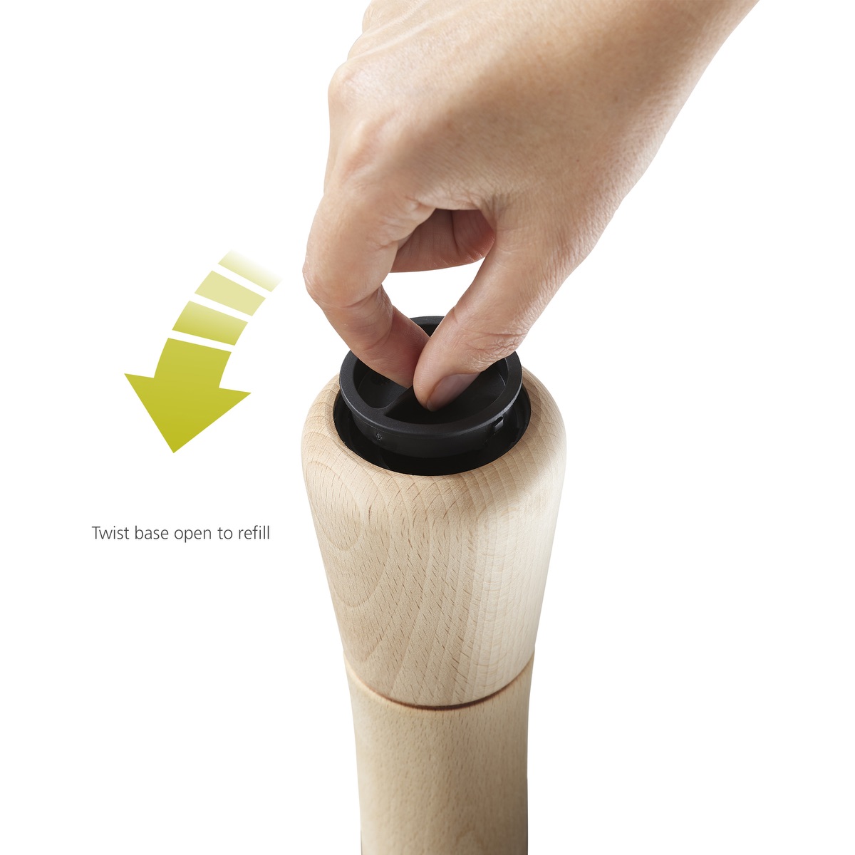 Joseph Joseph® Milltop™ Wood Pepper Mill 5